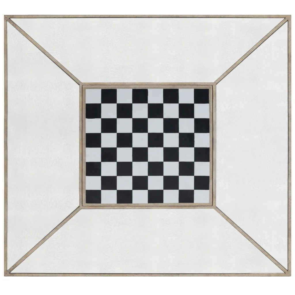 Mirrored Game Table By Homeroots - Image 2