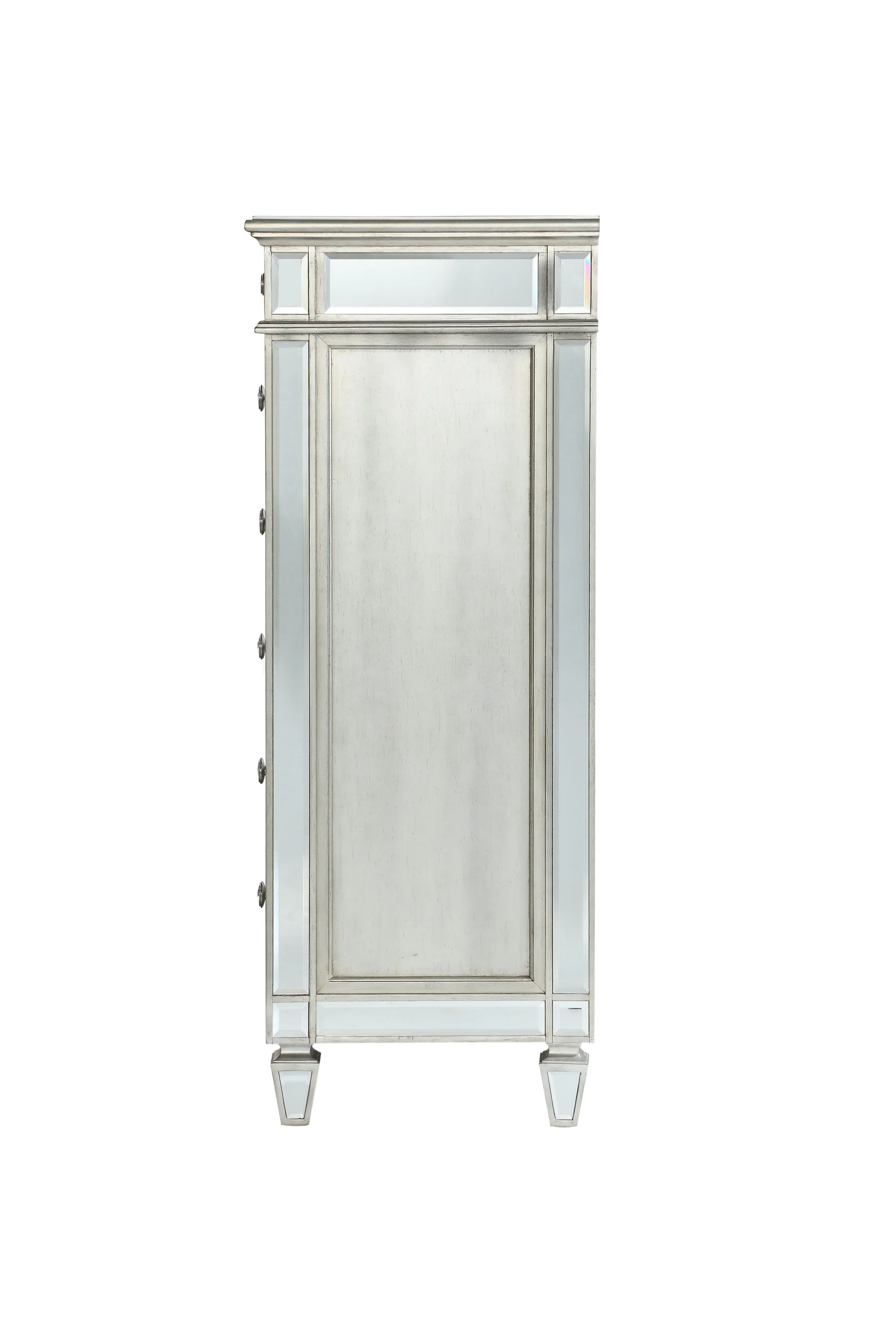 Mirrored Wood Chest By Homeroots - Image 3