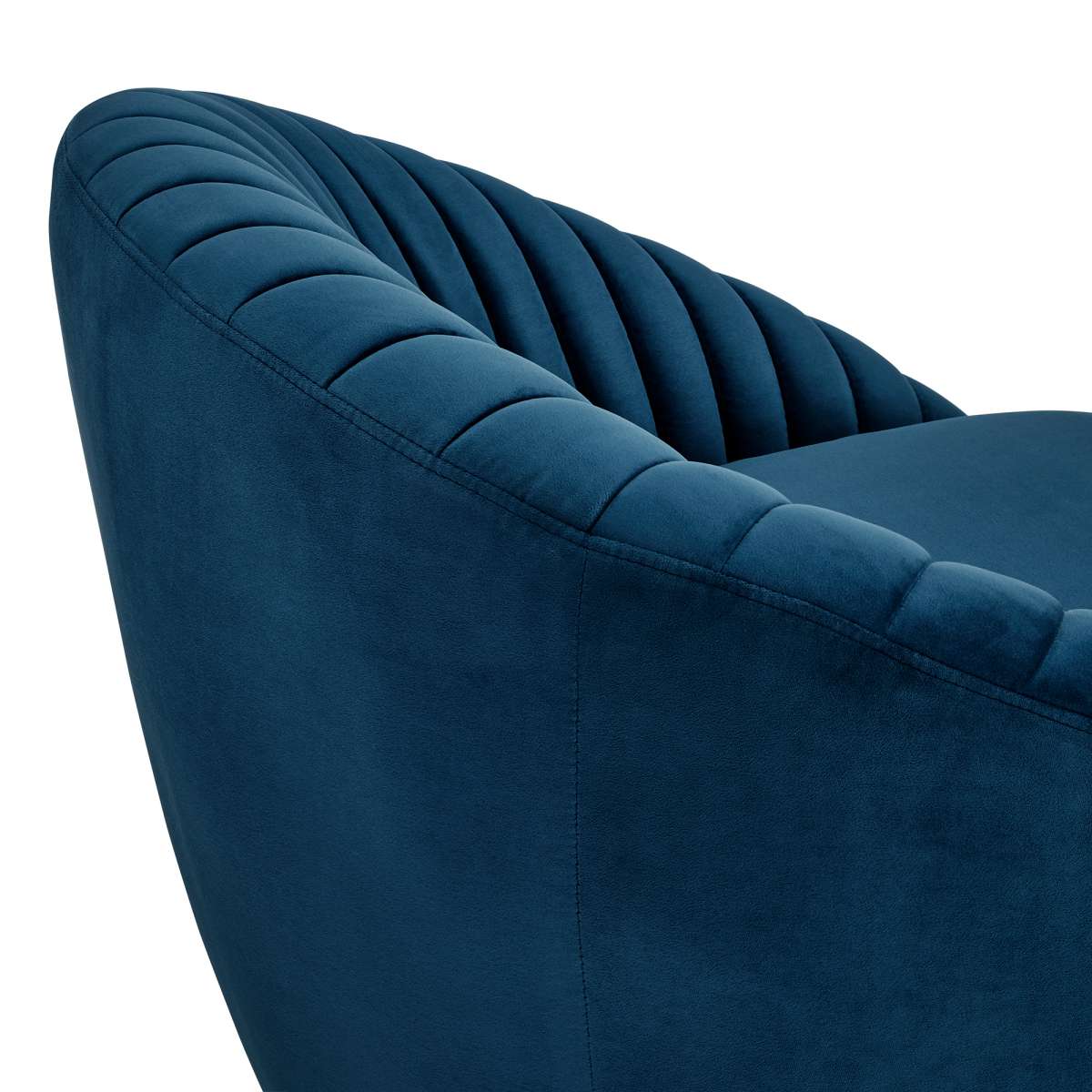 Mitzy Blush Velvet Swivel Accent Chair with Gold Base By Armen Living - Image 17