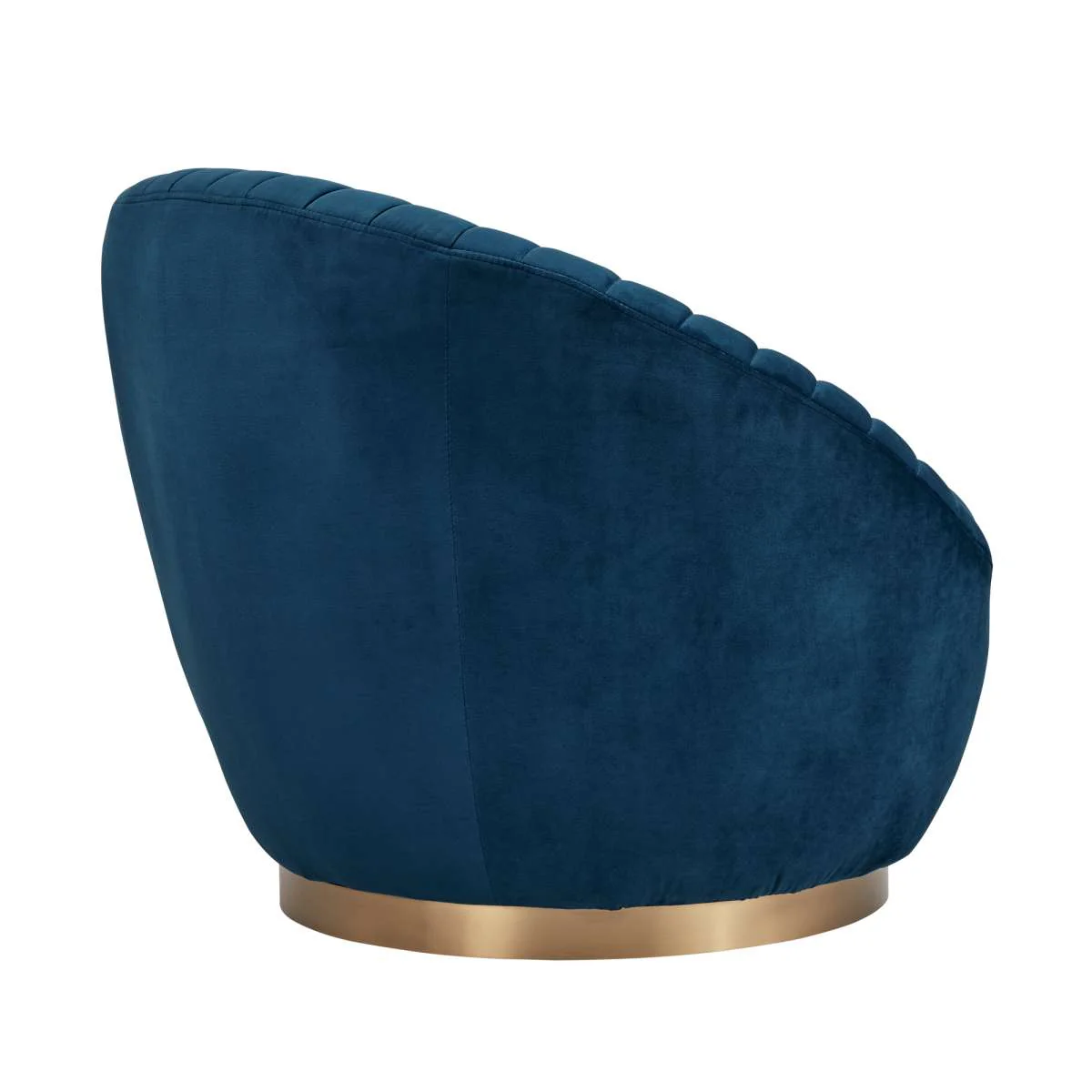 Mitzy Blush Velvet Swivel Accent Chair with Gold Base By Armen Living - Image 21