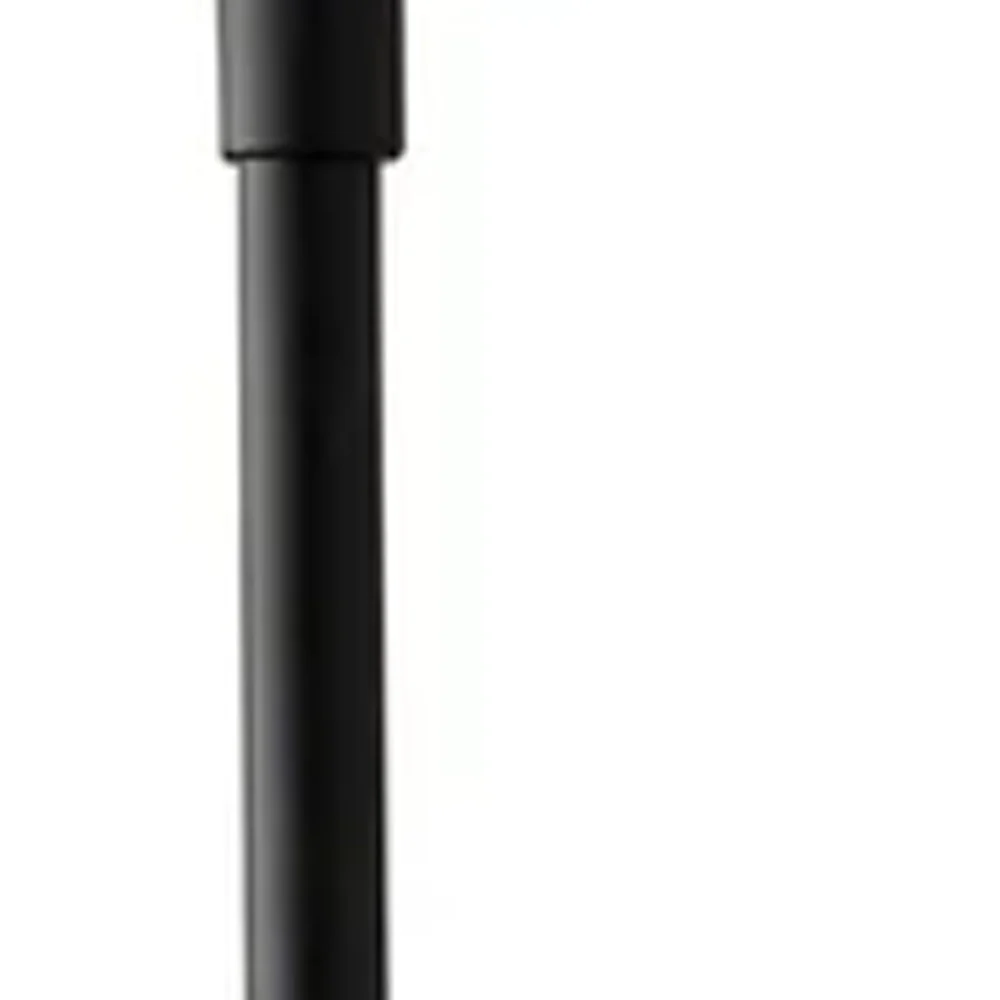 Mod Blackened Metal Torchiere By Homeroots - Image 2
