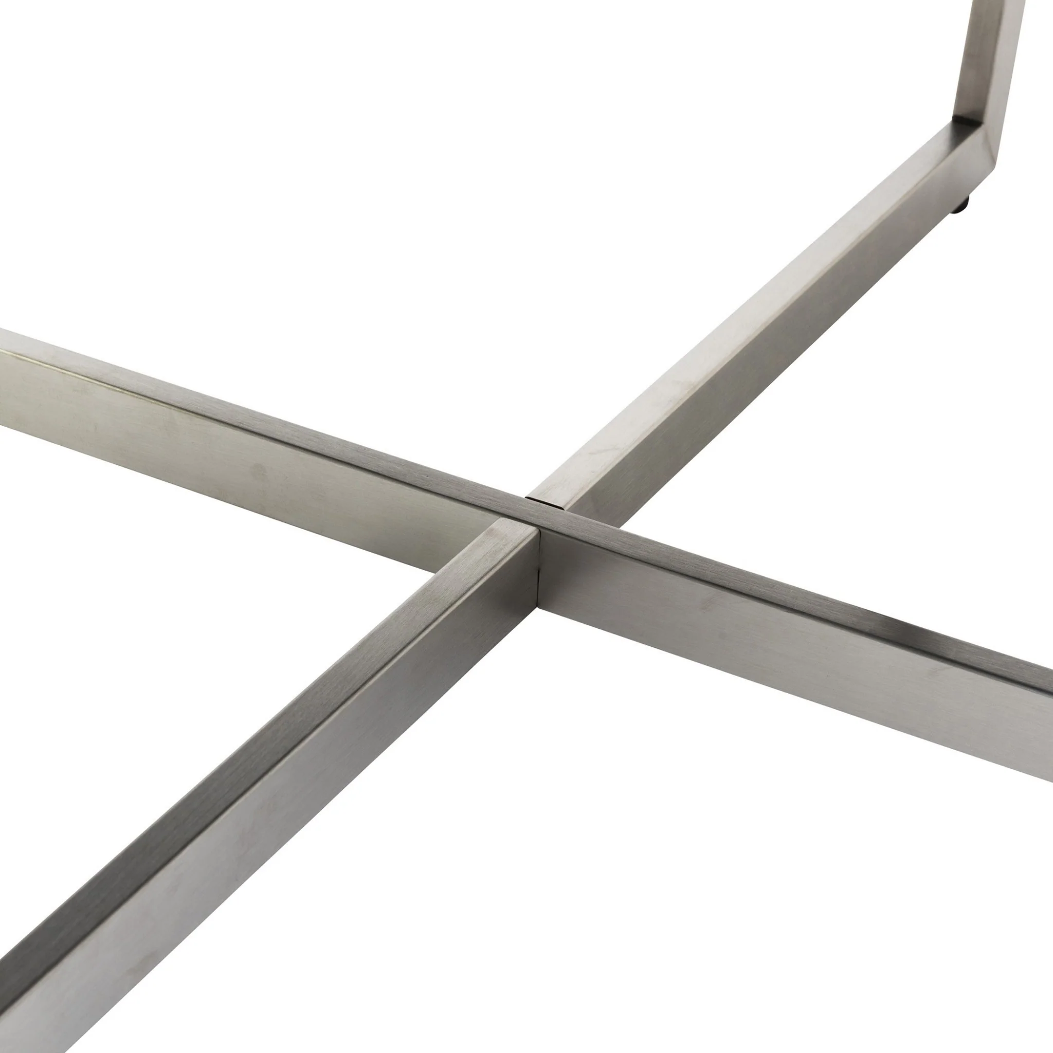 Mod Geo Chrome and Black Round Faux Marble Side Table By Homeroots - Image 6