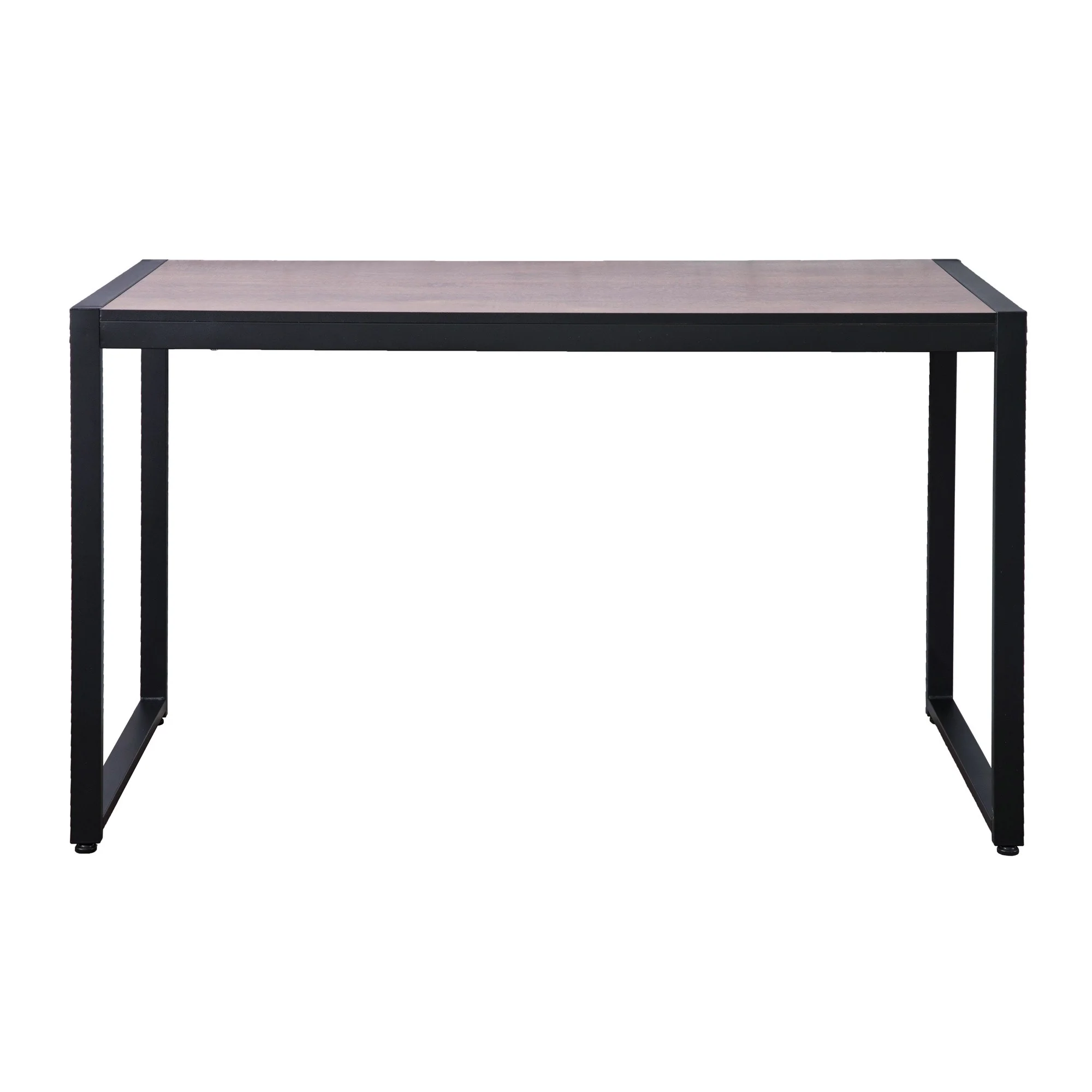 Mod Industrial Black And Walnut Finish Table Desk By Homeroots - Image 4