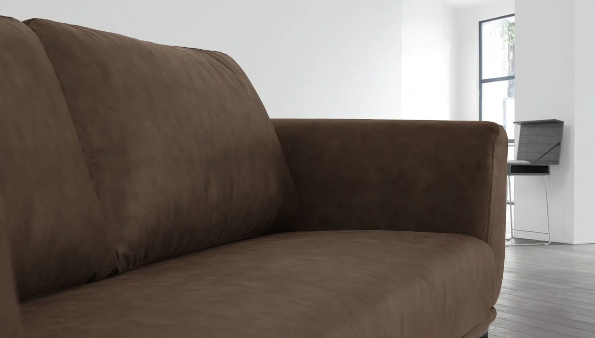 Modern 78" Dark Grey Loveseat With Removable Cushions By Homeroots - Image 9