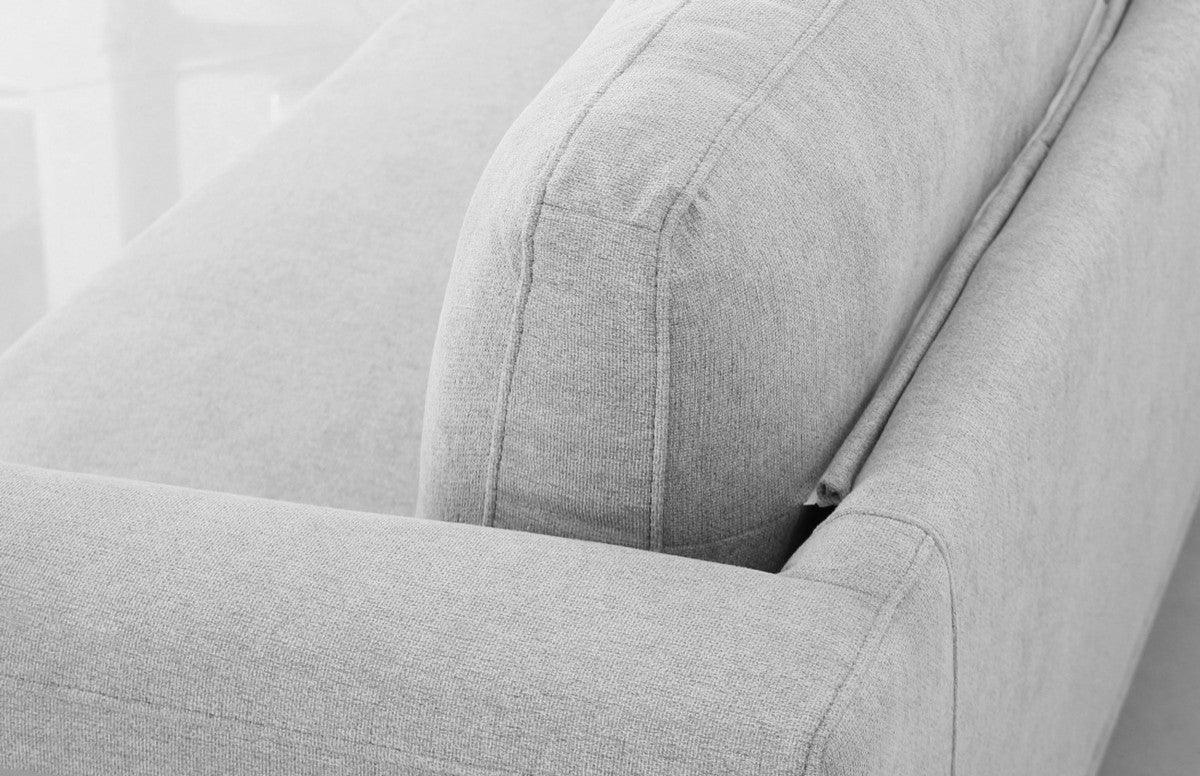 Modern 87" Dark Grey Sofa With Removable Back Cushions By Homeroots - Image 10