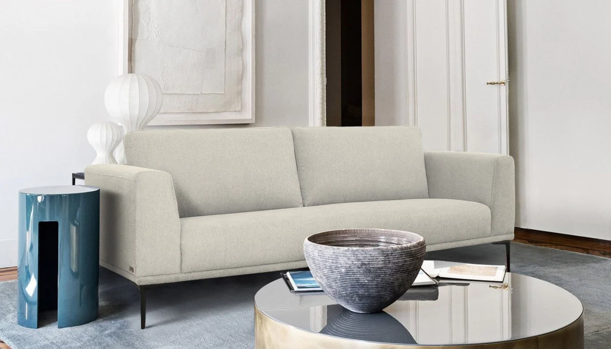 Modern 87" Dark Grey Sofa With Removable Back Cushions By Homeroots - Image 14