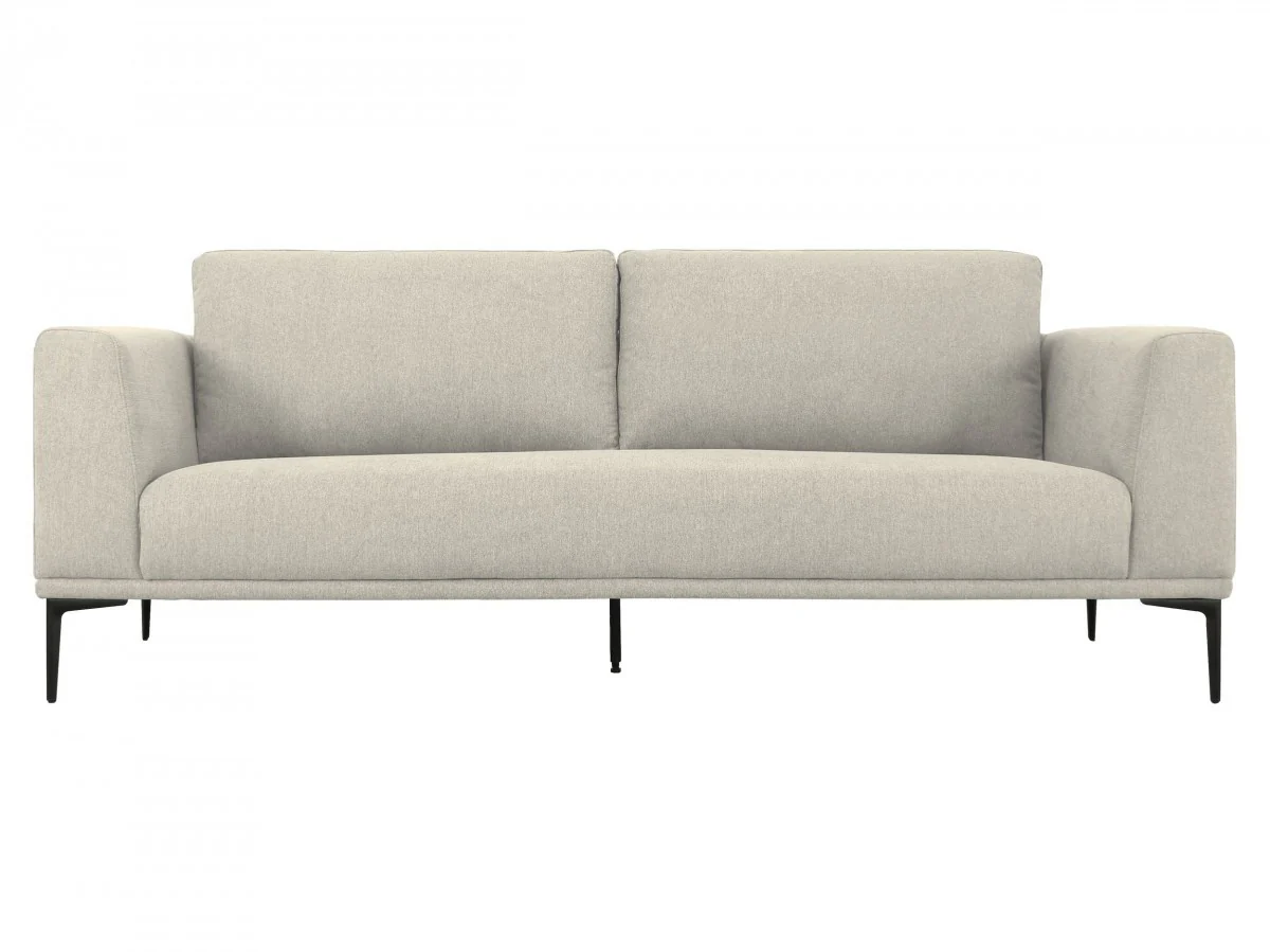 Modern 87" Dark Grey Sofa With Removable Back Cushions By Homeroots - Image 15