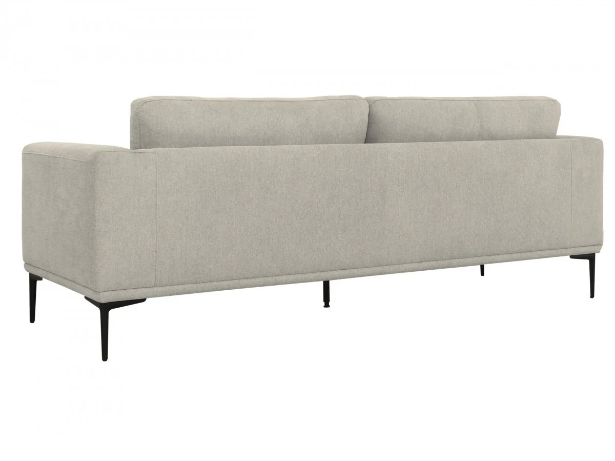 Modern 87" Dark Grey Sofa With Removable Back Cushions By Homeroots - Image 17