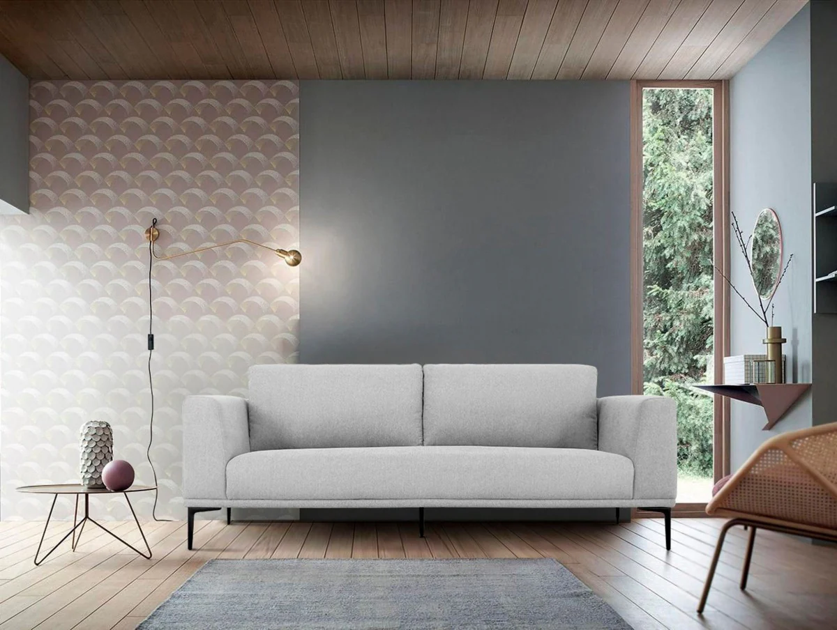 Modern 87" Dark Grey Sofa With Removable Back Cushions By Homeroots - Image 6