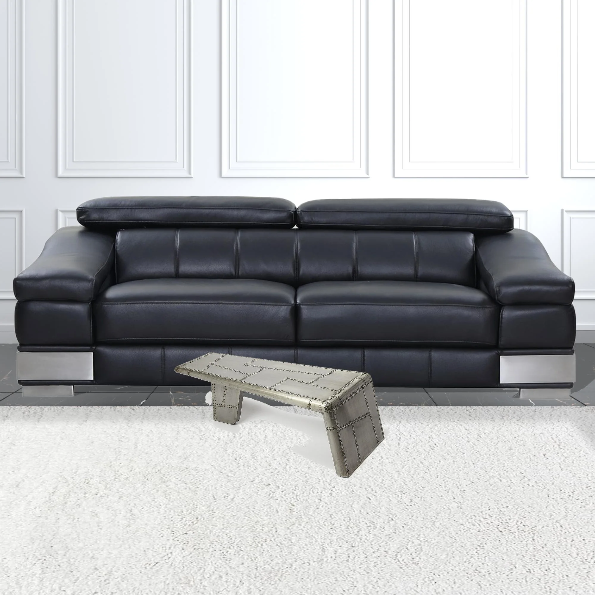 Modern Aviator Coffee Table By Homeroots - Image 2