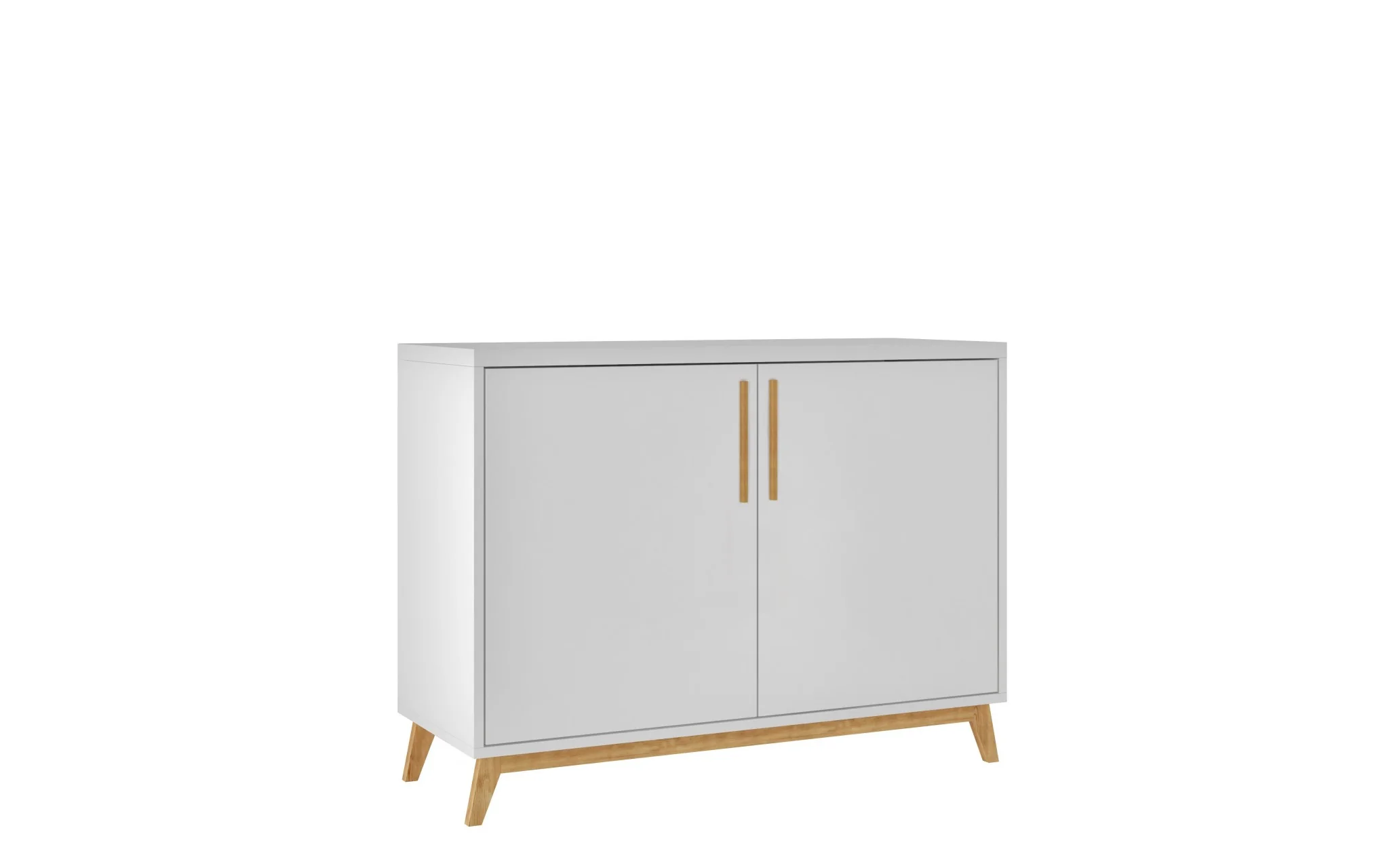 Modern Black And Natural Two Door Buffet By Homeroots - Image 11