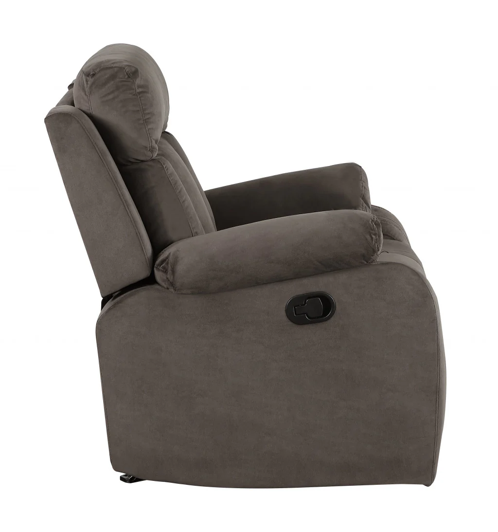 Modern Brown Leather Sofa And Loveseat By Homeroots - 343892 - Image 5