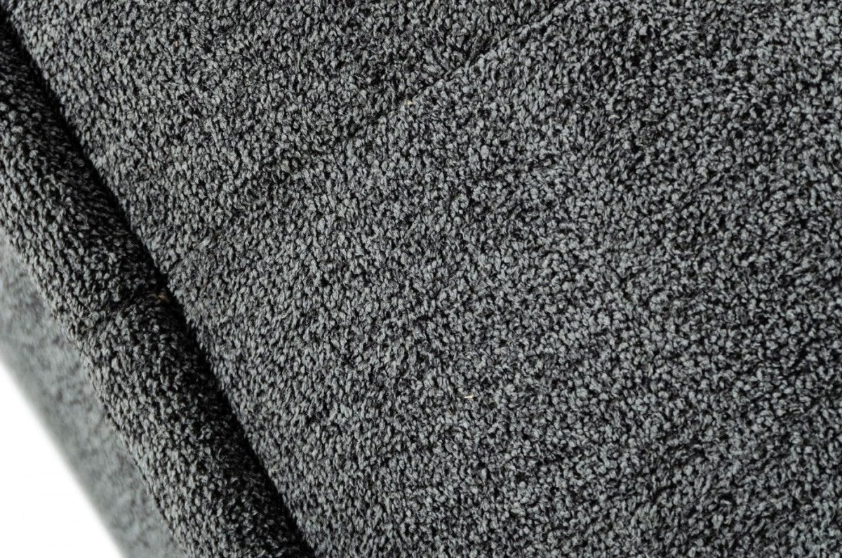 Modern Charcoal Gray Floor Pillow Modular Sectional Sofa By Homeroots - Image 6