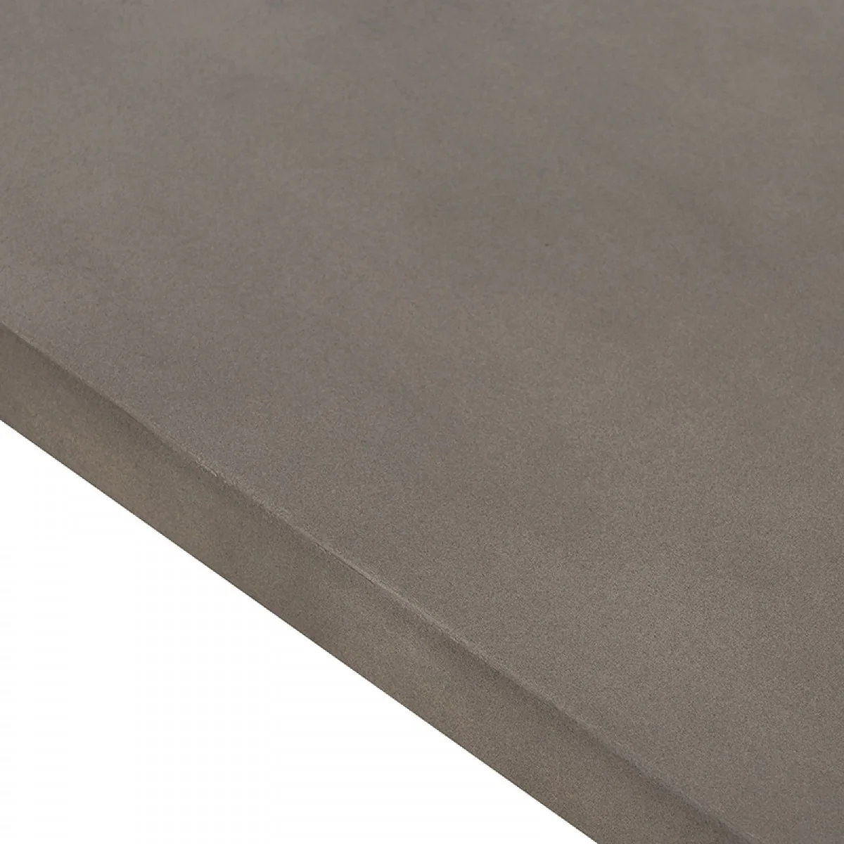 Modern Dark Gray Concrete and Black Steel Coffee Table By Homeroots - Image 7