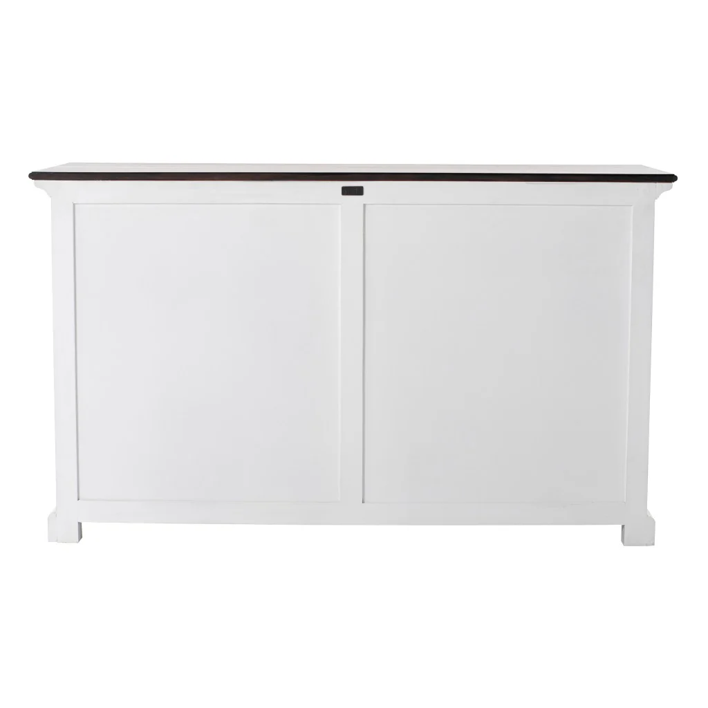Modern Farm Brown And White Two Door Buffet Server By Homeroots - Image 5