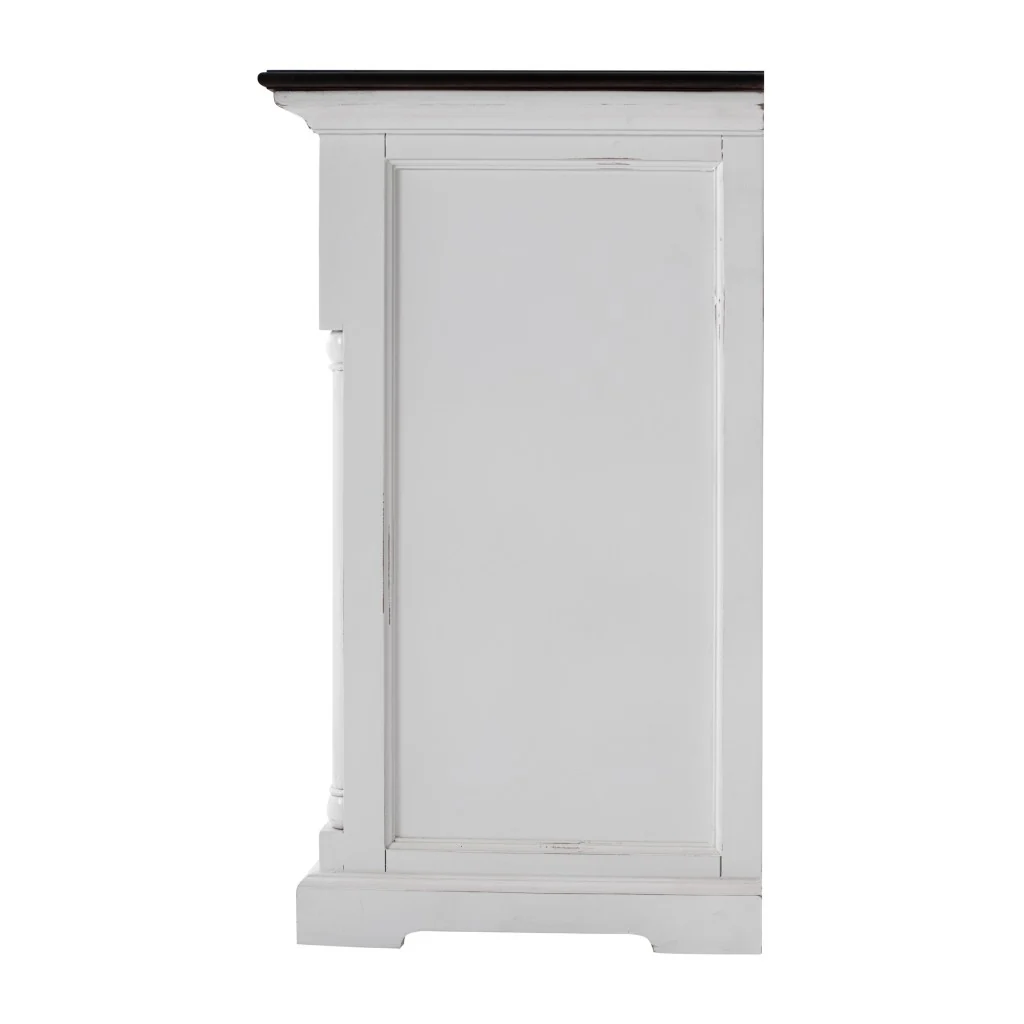 Modern Farm Brown And White Two Door Buffet Server By Homeroots - Image 6