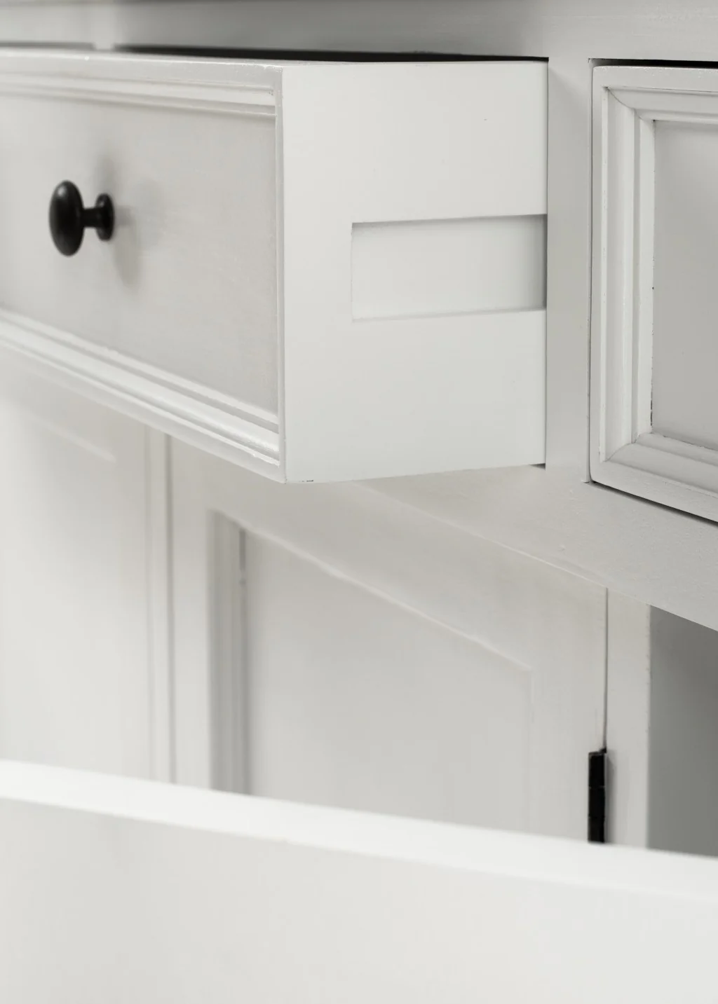 Modern Farm White Three Door Buffet Server By Homeroots - Image 6