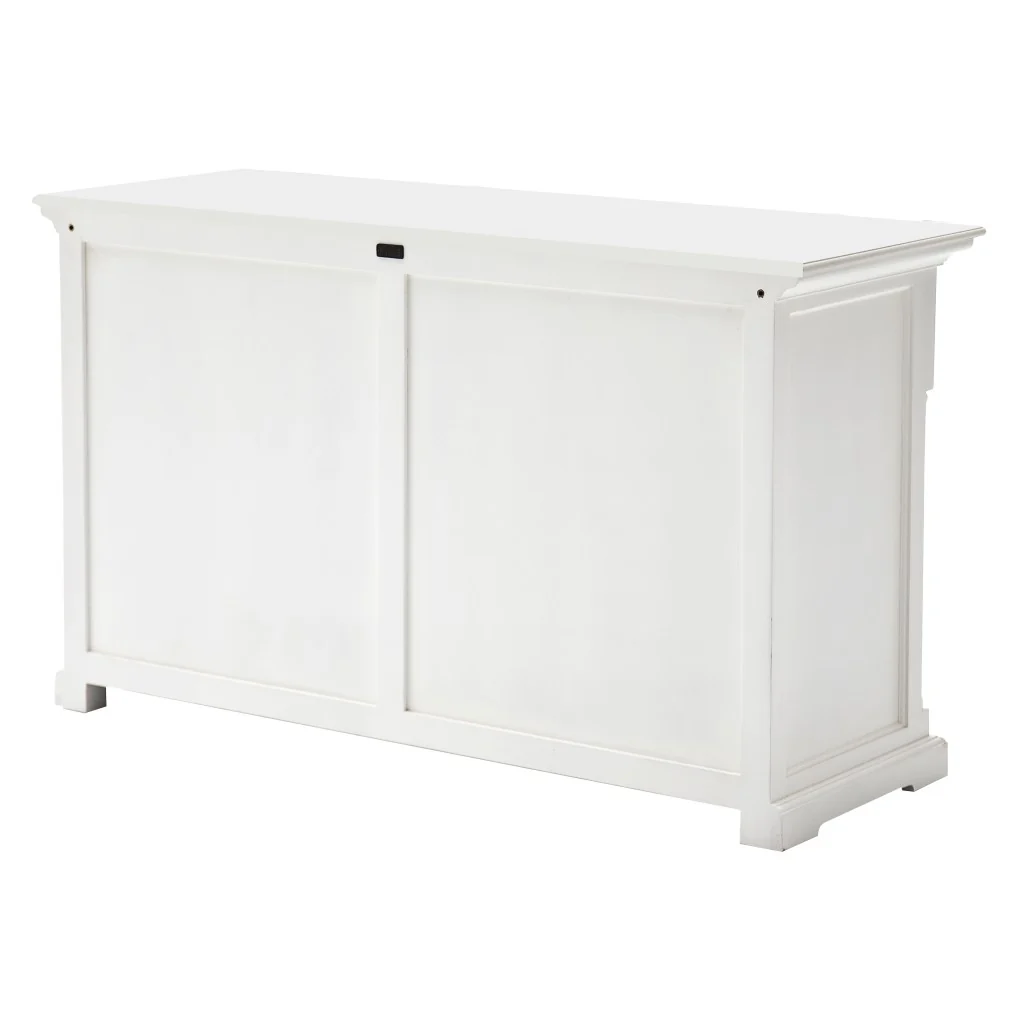 Modern Farm White Two Door Buffet Server By Homeroots - Image 5