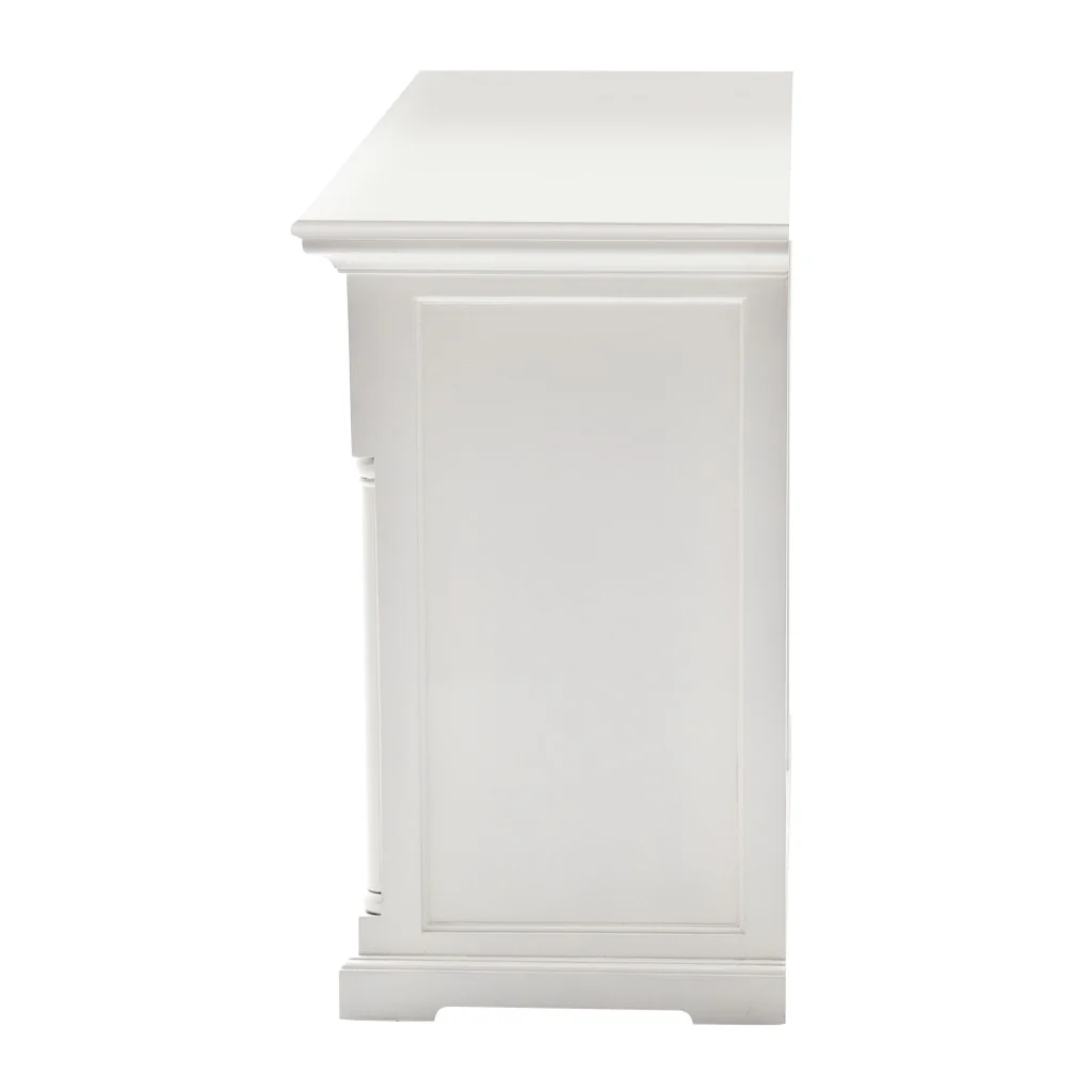 Modern Farm White Two Door Buffet Server By Homeroots - Image 6