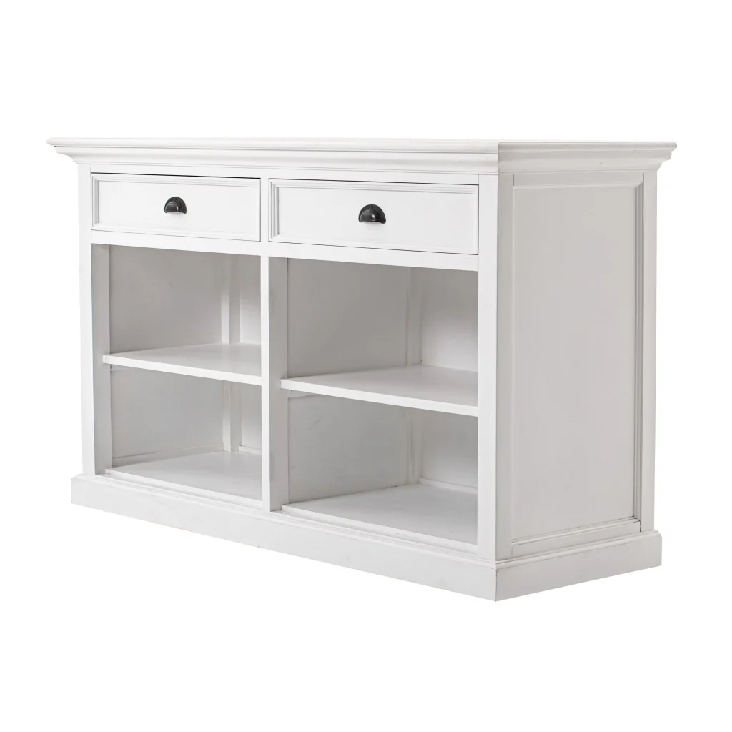 Modern Farm White Two Drawer Buffet Server By Homeroots - Image 2