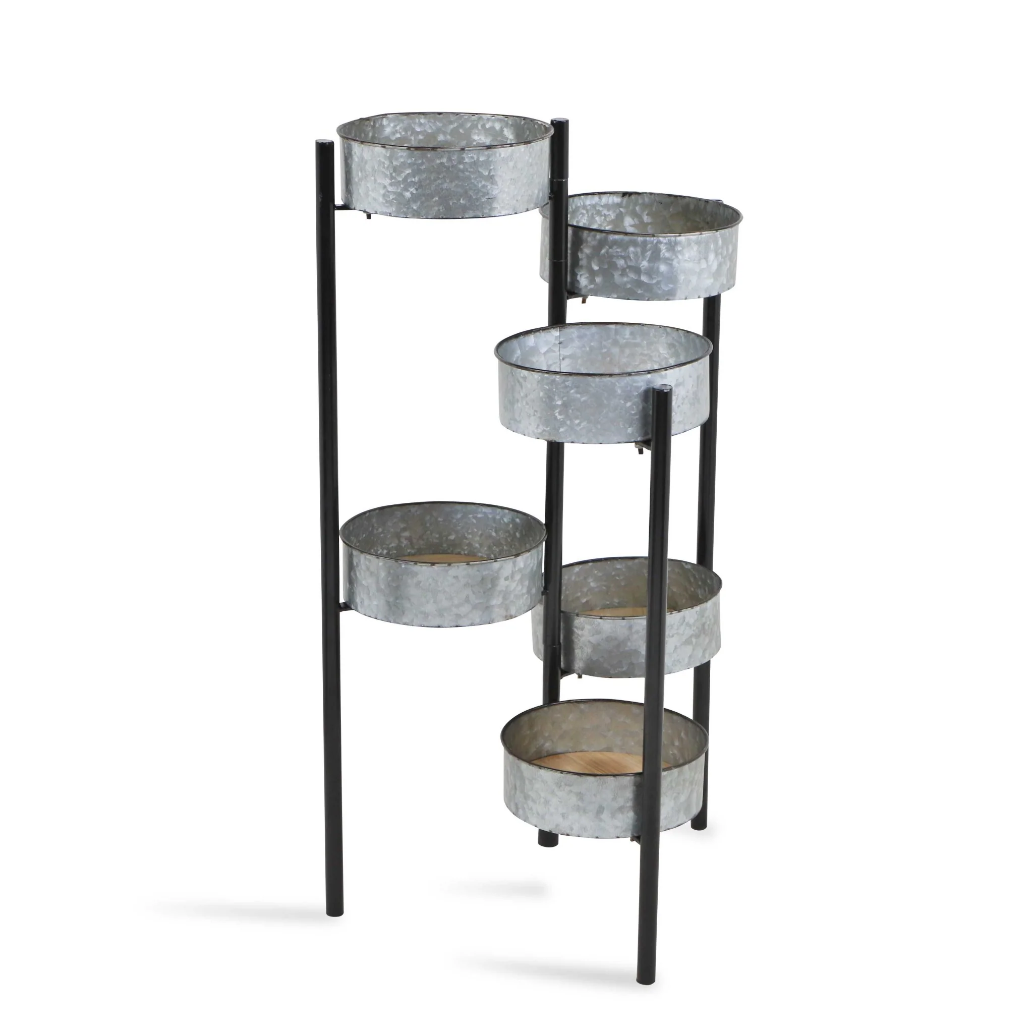 Modern Farmhouse 6 Tier Galvanized Metal Plant Stand By Homeroots - Image 4