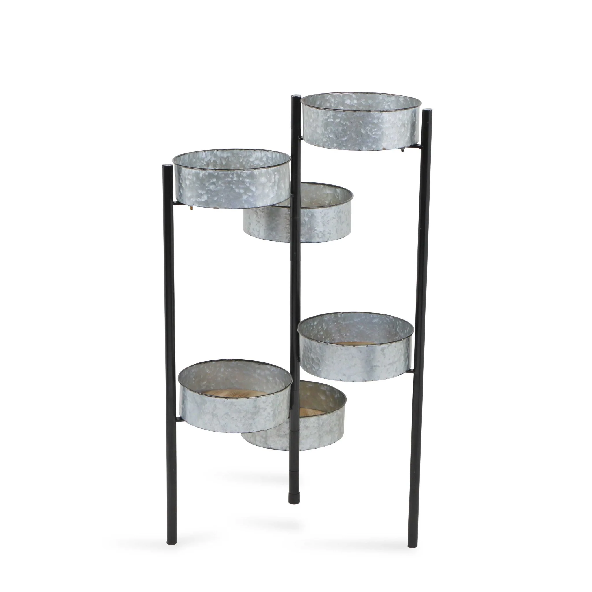 Modern Farmhouse 6 Tier Galvanized Metal Plant Stand By Homeroots - Image 5