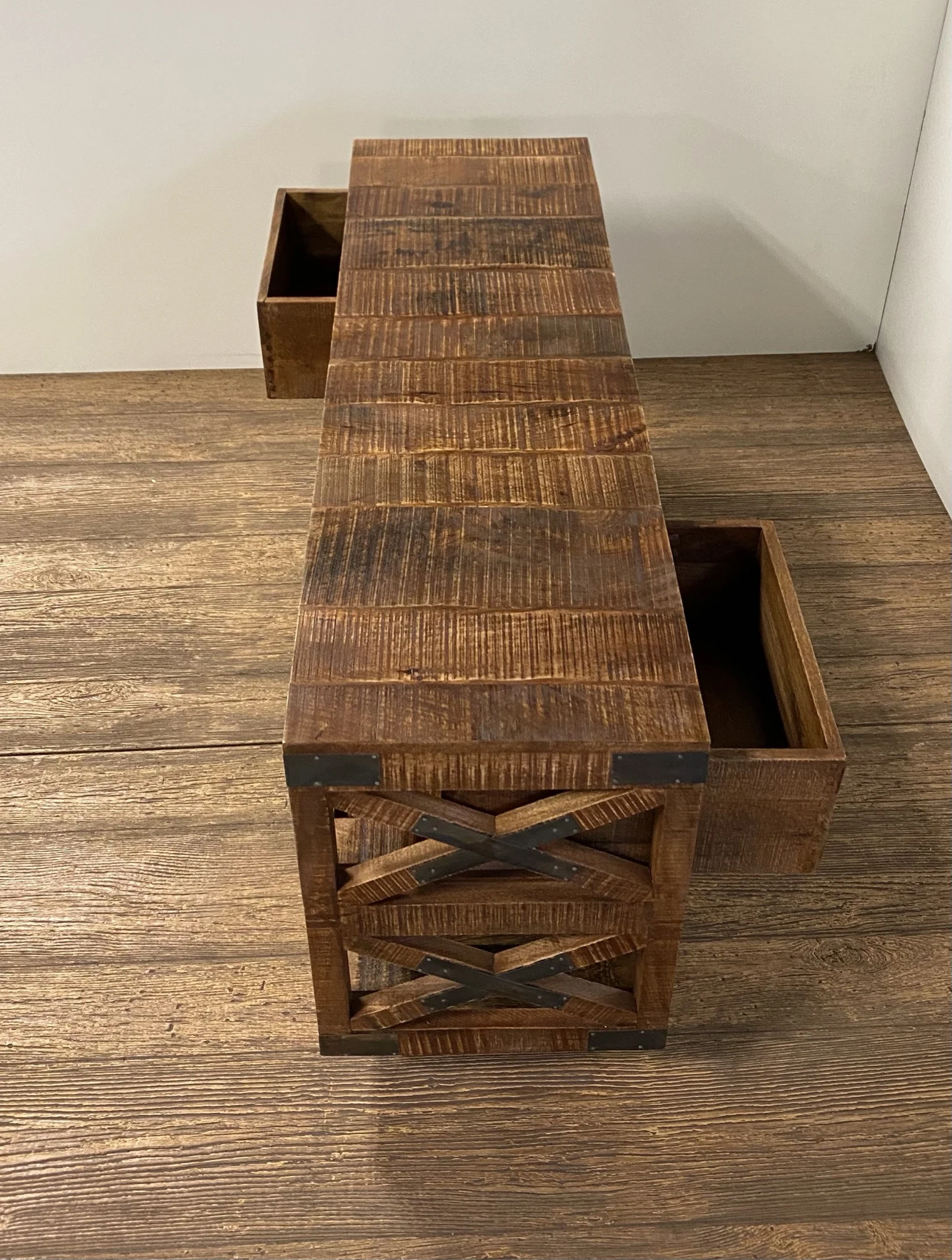 Modern Farmhouse Console Buffet Cabinet By Homeroots - Image 5