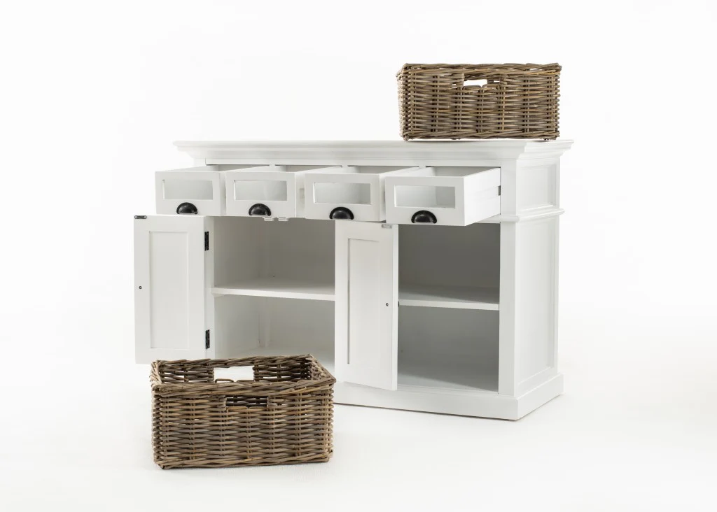 Modern Farmhouse Kitchen Buffet Server By Homeroots - Image 4