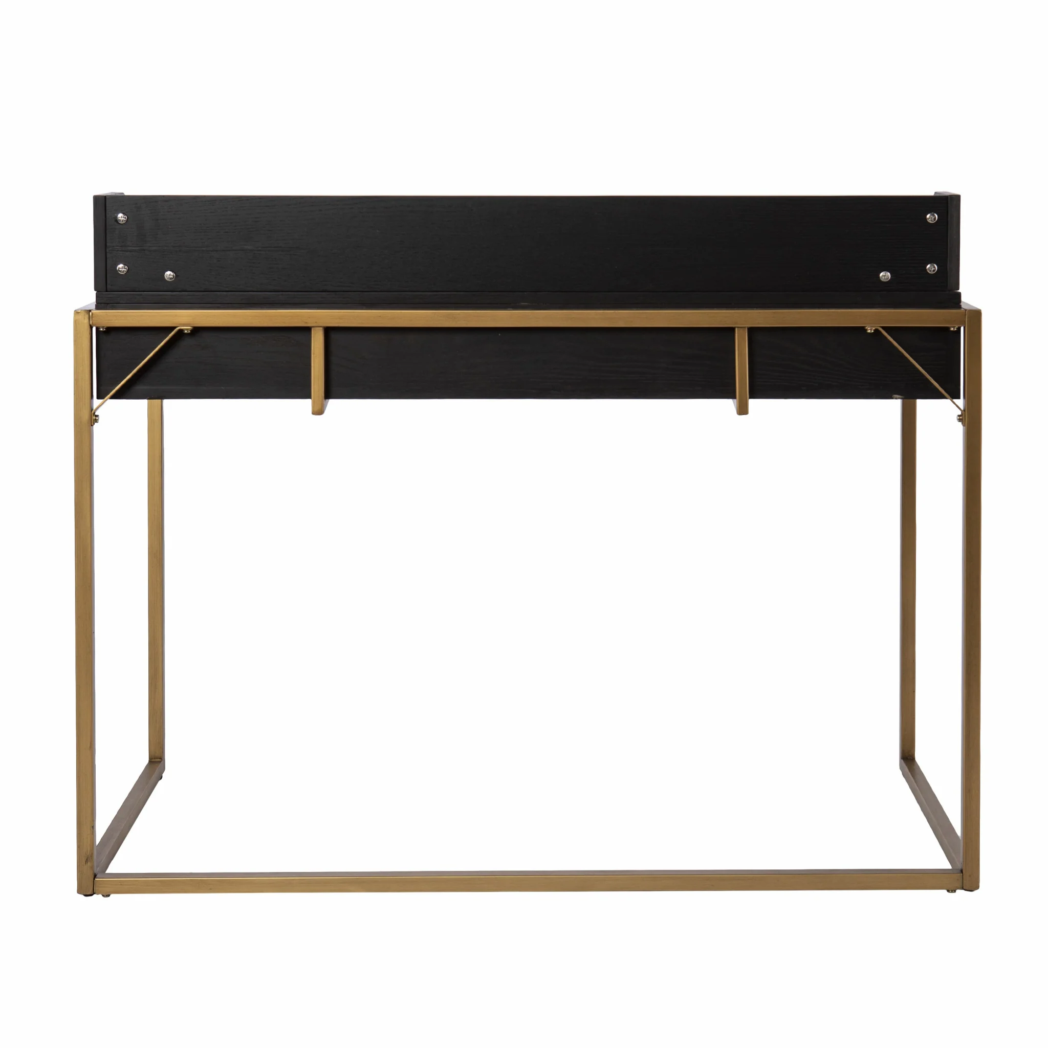Modern Farmhouse Maple and Black Lift Top Adjustable Desk By Homeroots - Image 6