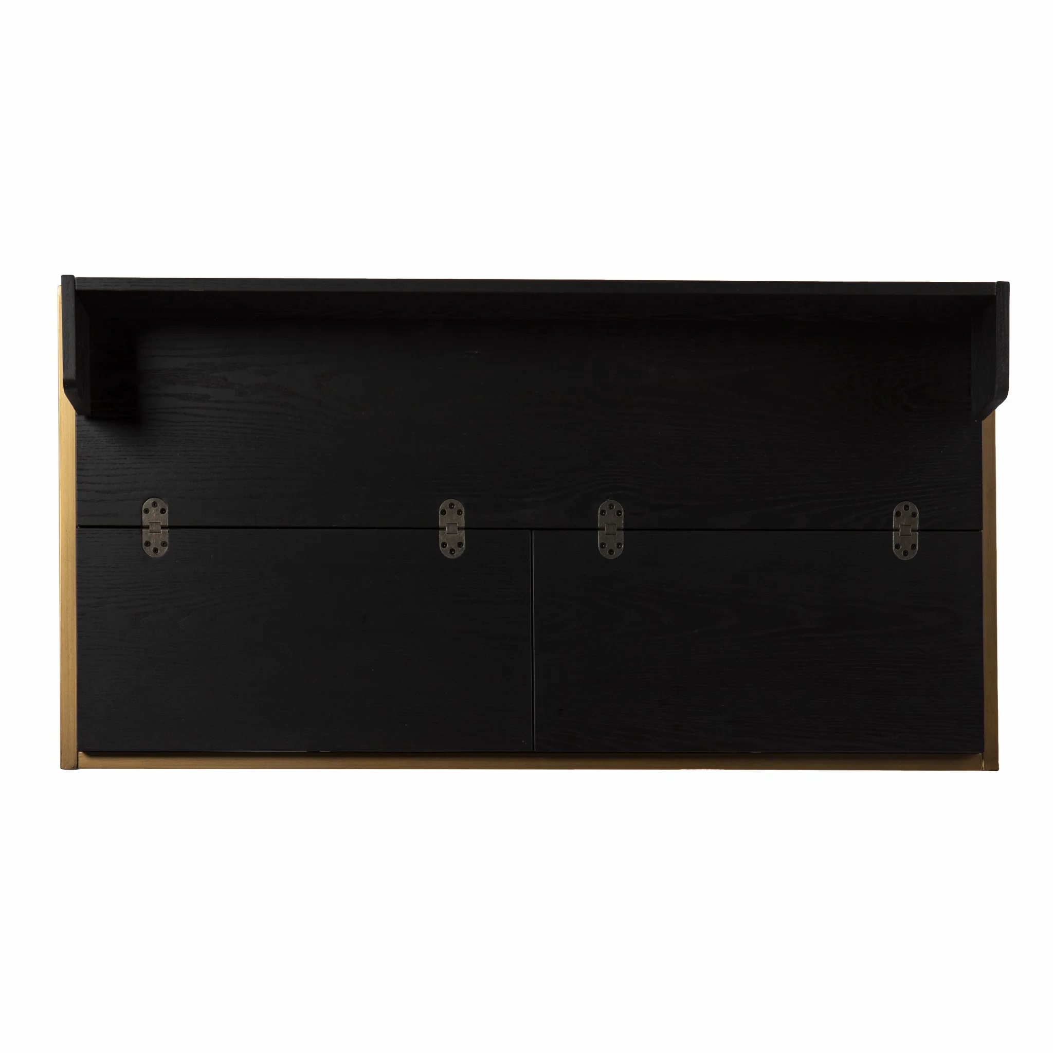 Modern Farmhouse Maple and Black Lift Top Adjustable Desk By Homeroots - Image 7