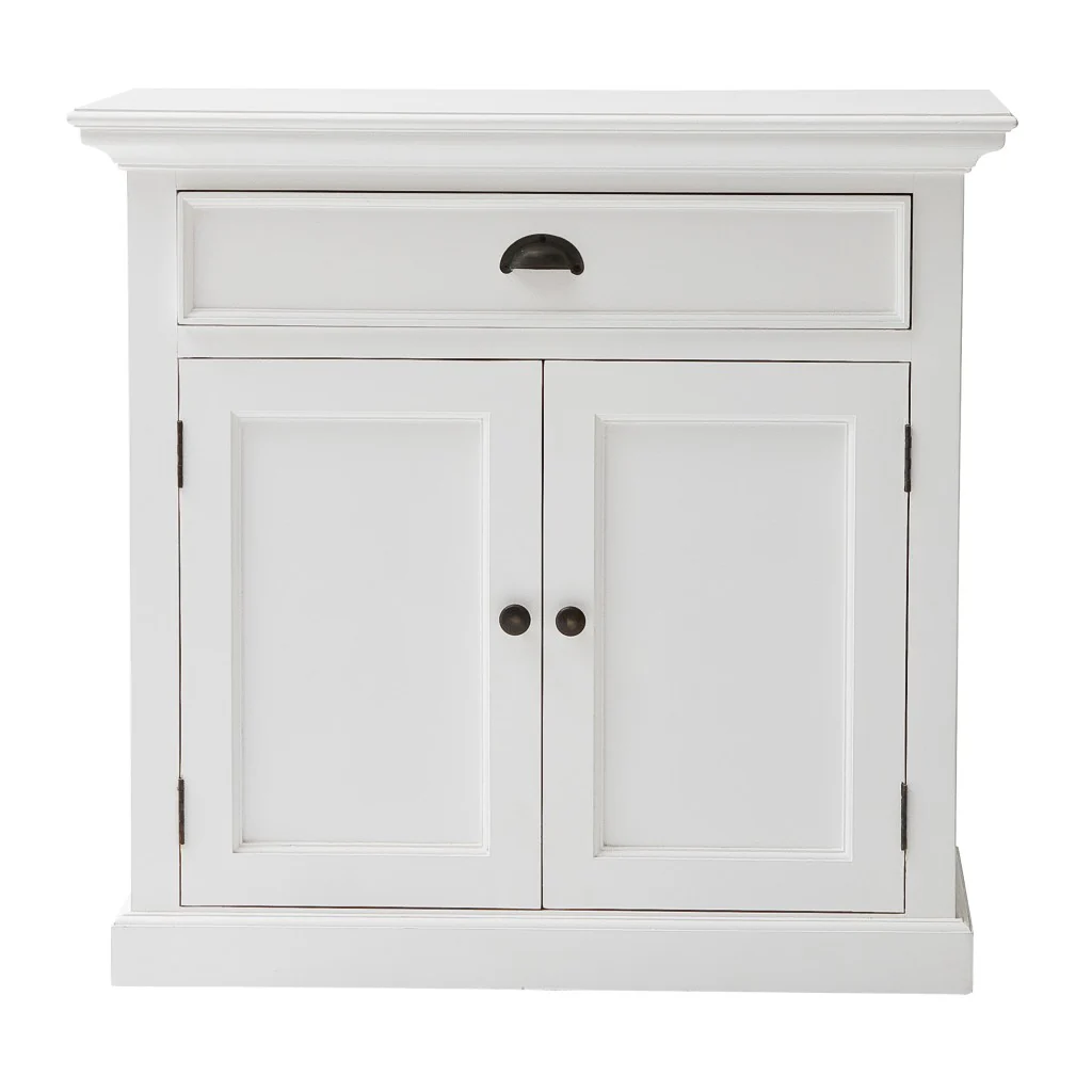 Modern Farmhouse White Accent Cabinet By Homeroots - Image 2