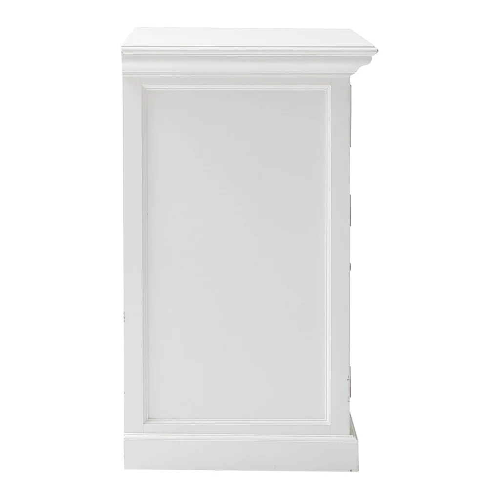 Modern Farmhouse White Accent Cabinet By Homeroots - Image 4