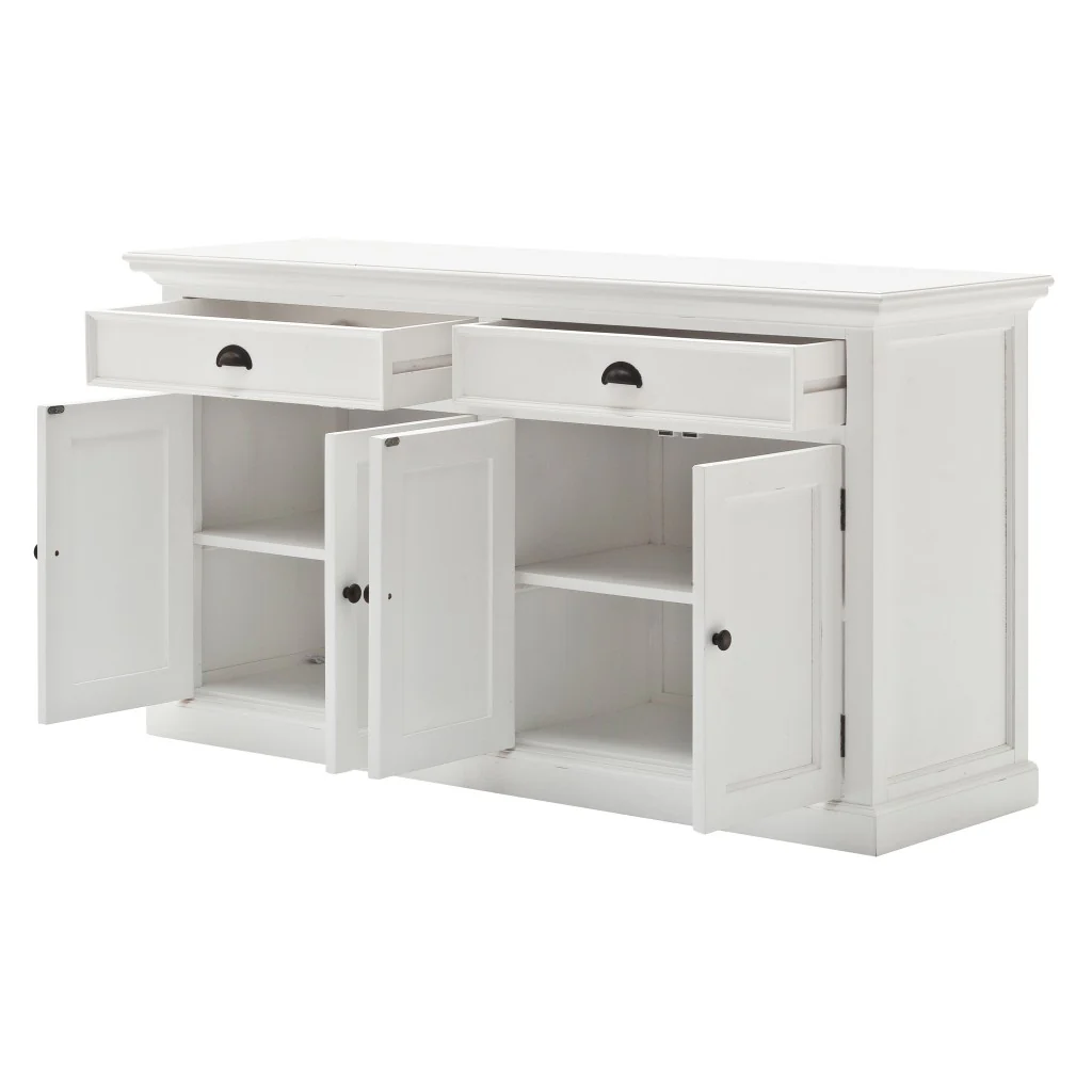Modern Farmhouse White Buffet Server By Homeroots - 387886 - Image 3