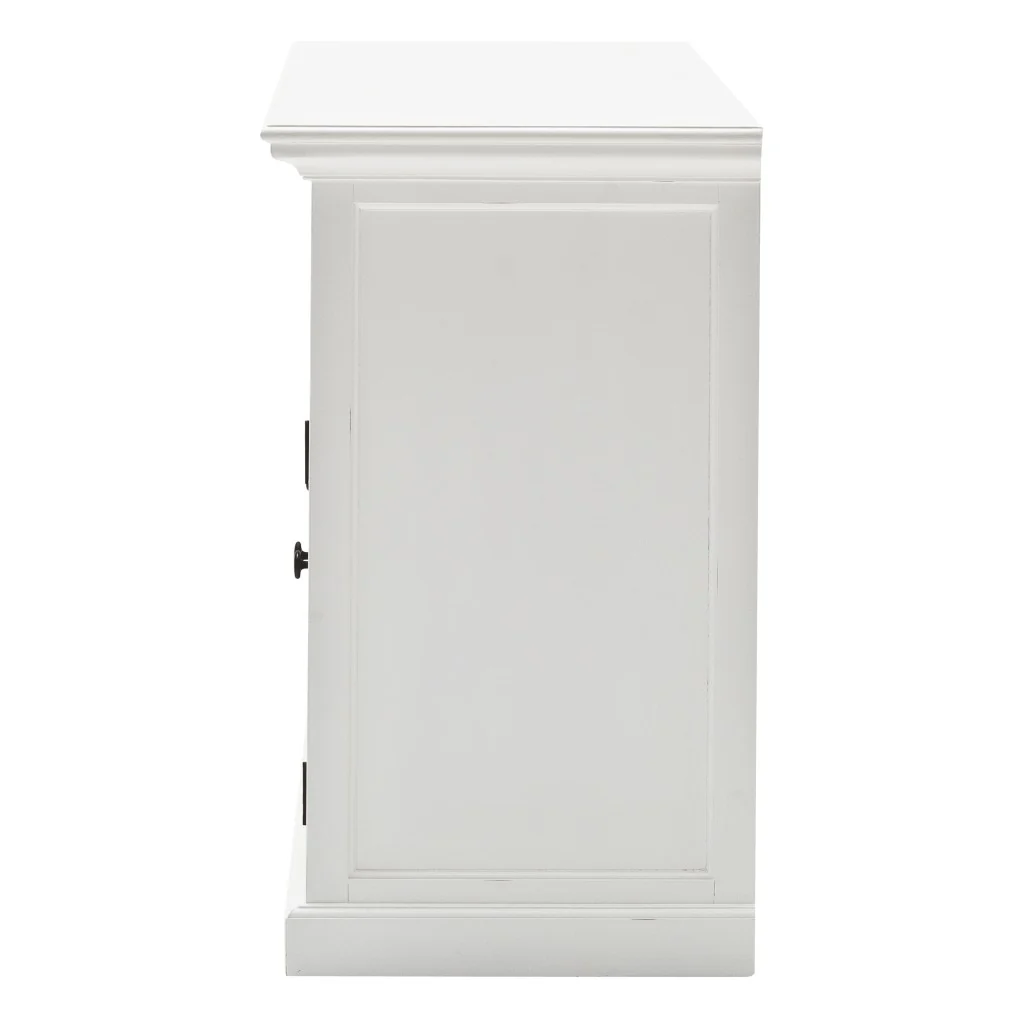 Modern Farmhouse White Buffet Server By Homeroots - 387886 - Image 5