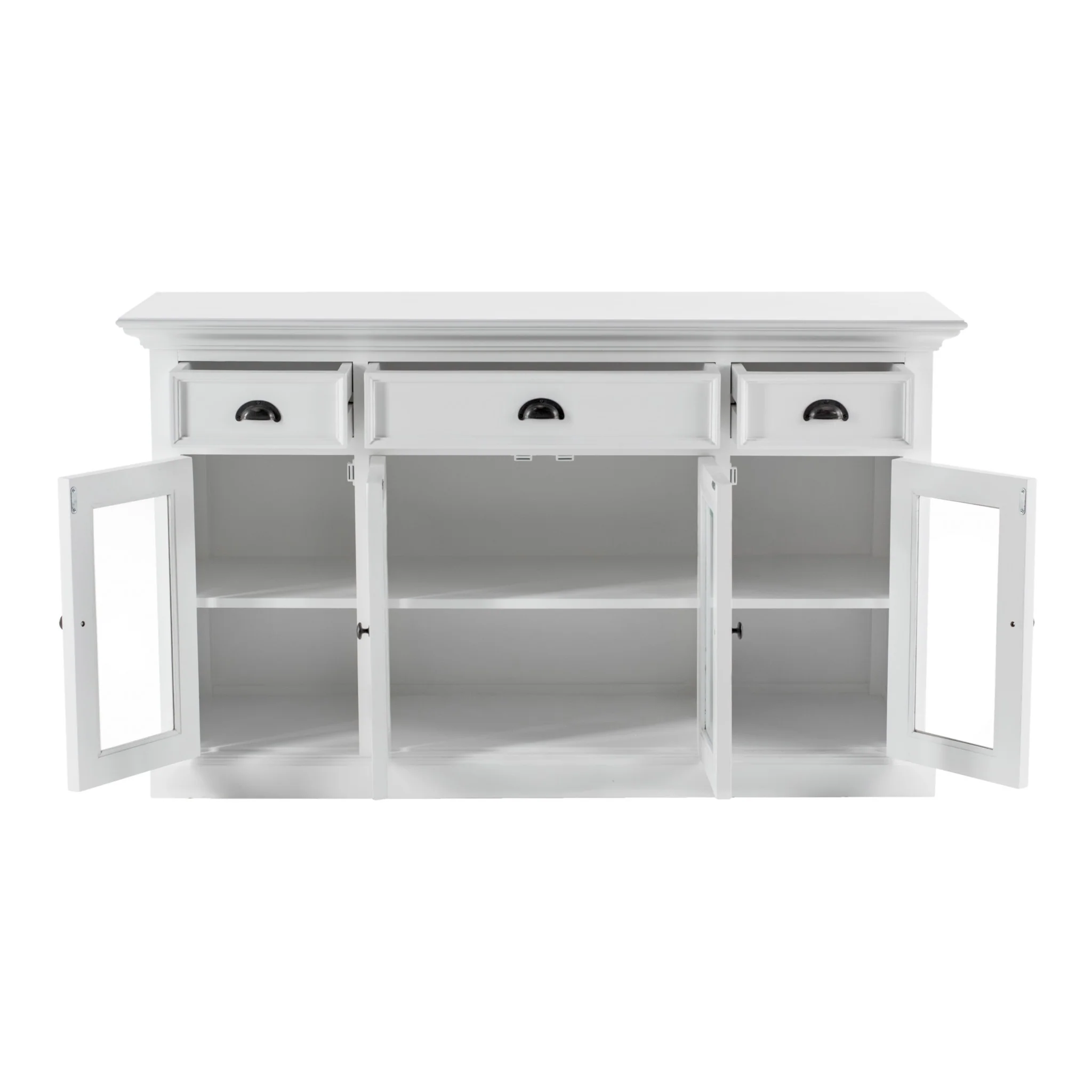 Modern Farmhouse White Buffet Server By Homeroots - 397836 - Image 2