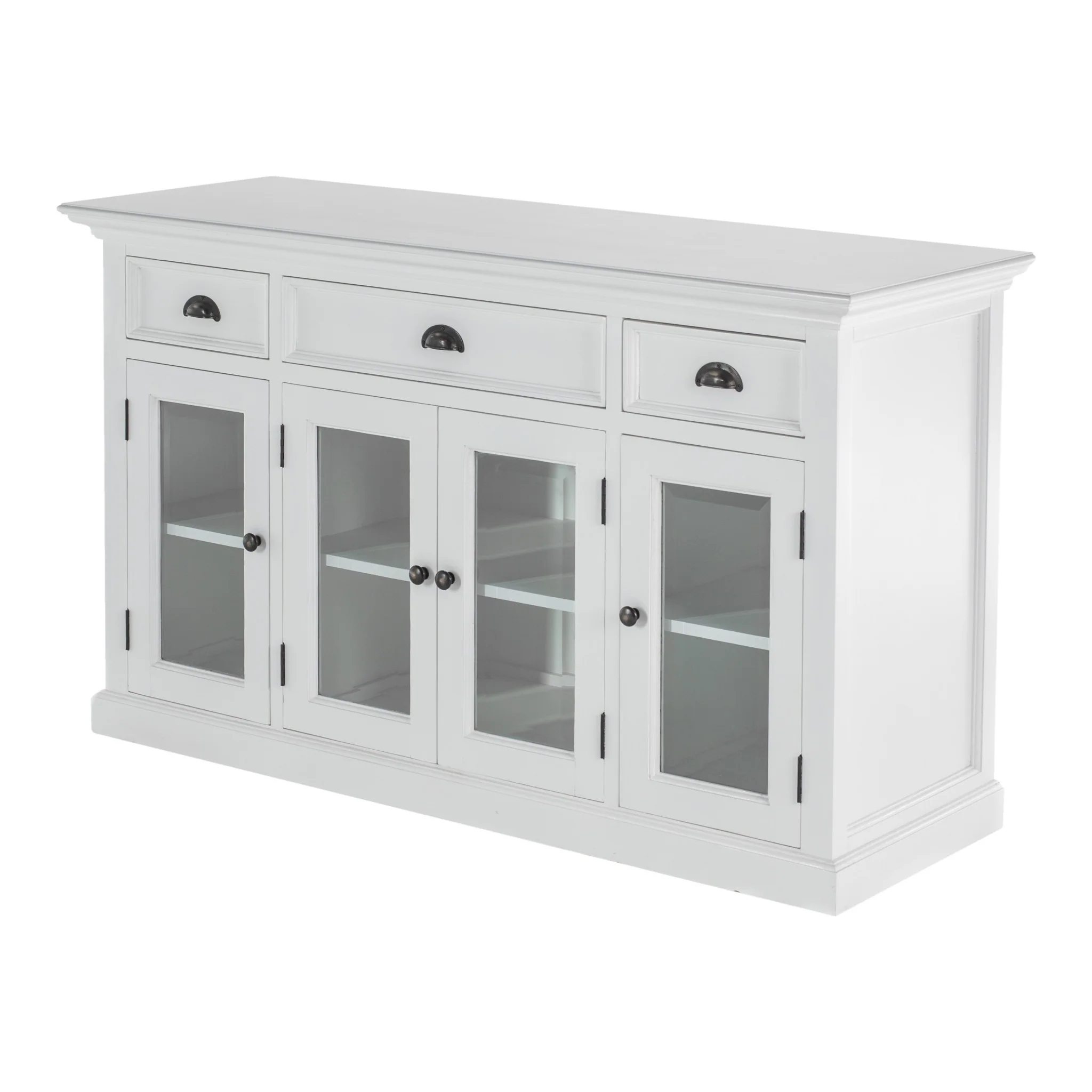 Modern Farmhouse White Buffet Server By Homeroots - 397836 - Image 3