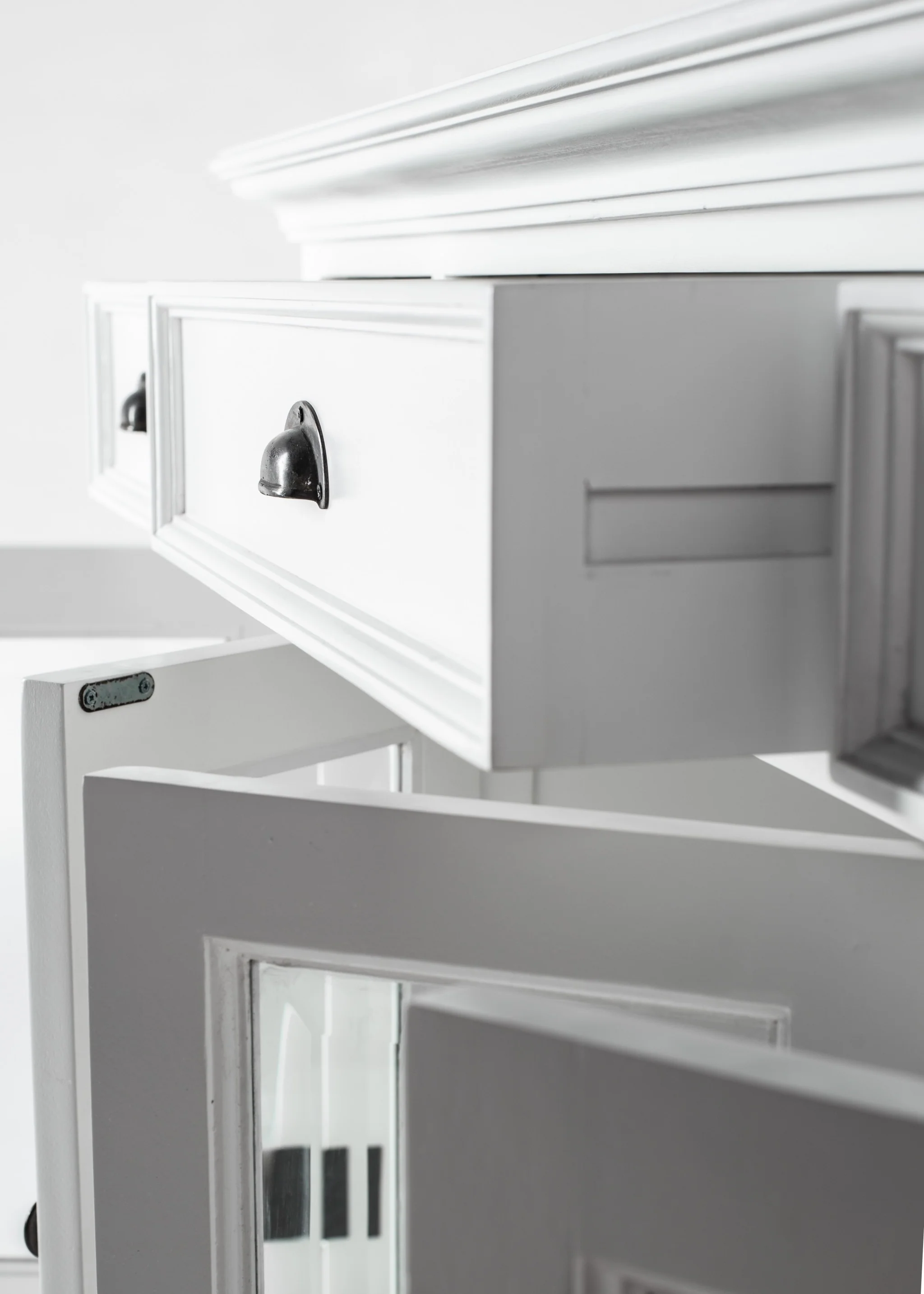Modern Farmhouse White Buffet Server By Homeroots - 397836 - Image 8