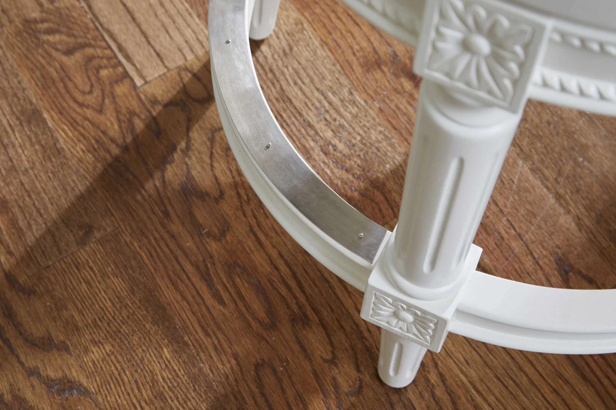 Modern Farmhouse White Counter Height Bar Stool By Homeroots - Image 4