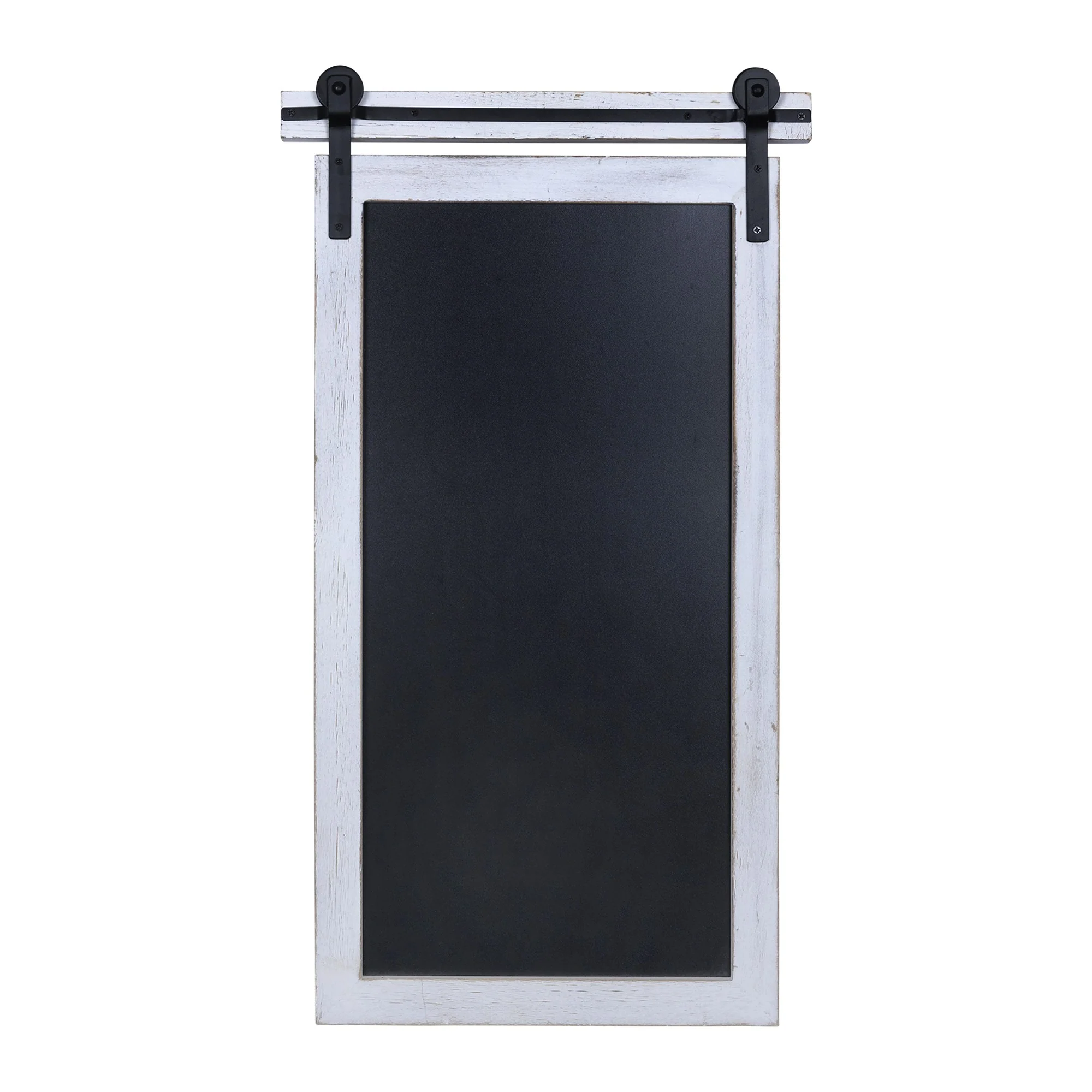 Modern Farmhouse White Frame Chalkboard Wall Decor By Homeroots - Image 2
