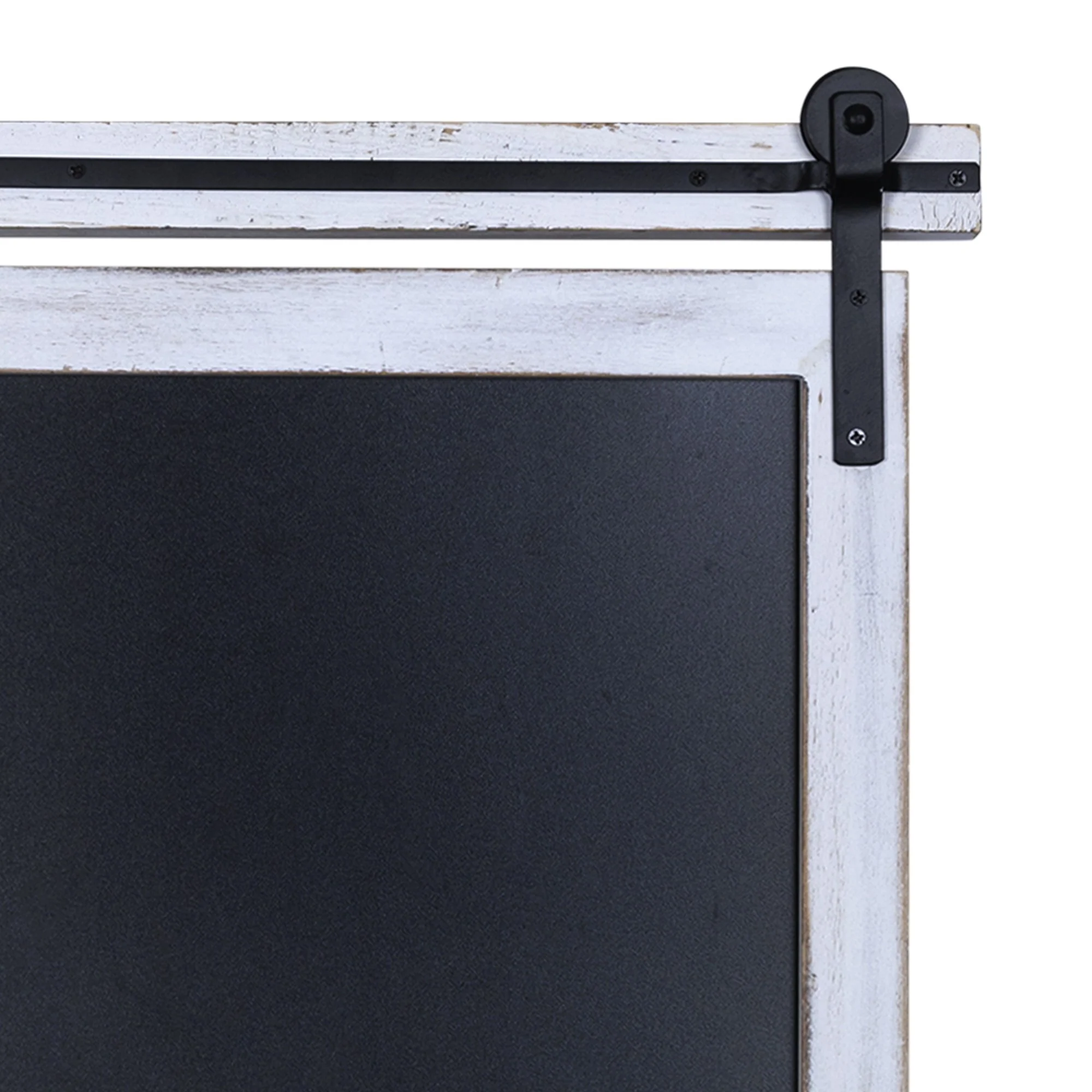 Modern Farmhouse White Frame Chalkboard Wall Decor By Homeroots - Image 3