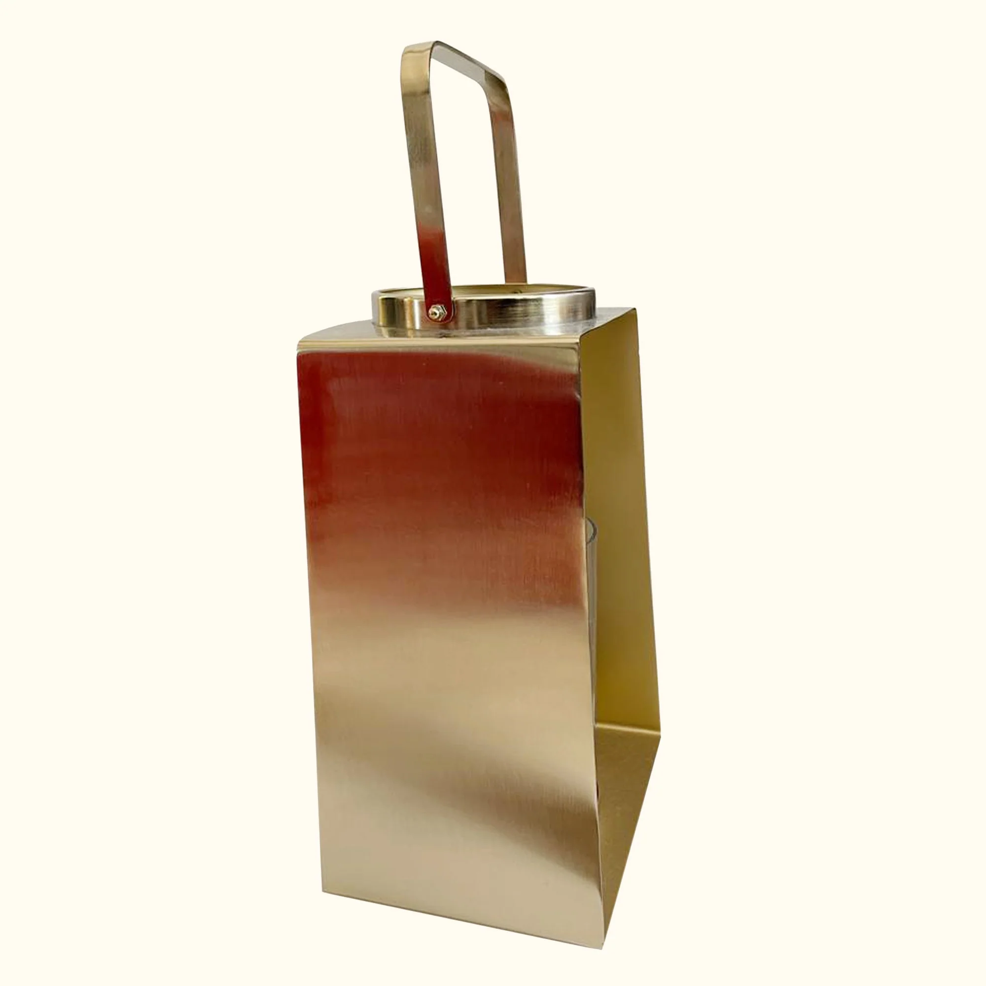 Modern Gold and Glass Candle Holder By Homeroots - Image 3