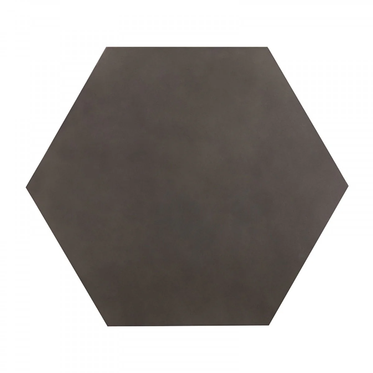 Modern Gray Concrete and Black Metal Hexagonal End Table By Homeroots - Image 9
