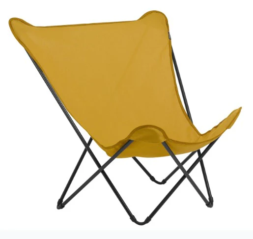 Modern Indoor Outdoor Red XL Folding Lounge Chair By Homeroots - Image 3