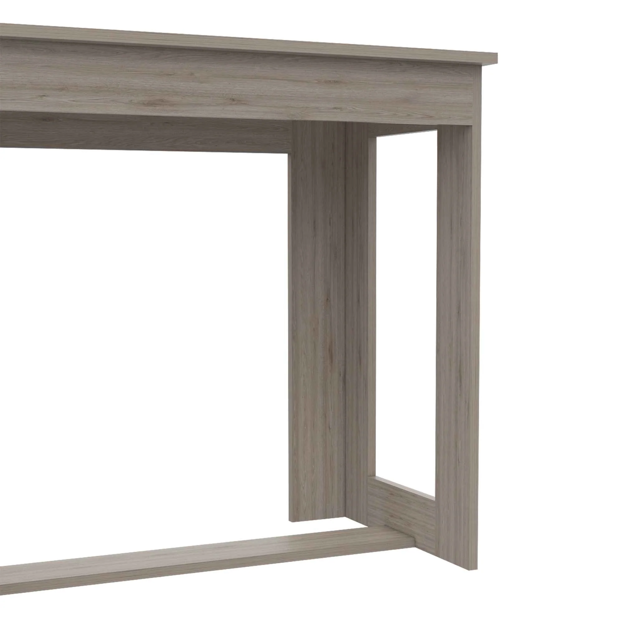Modern Light Wash Gray Desk By Homeroots - Image 5