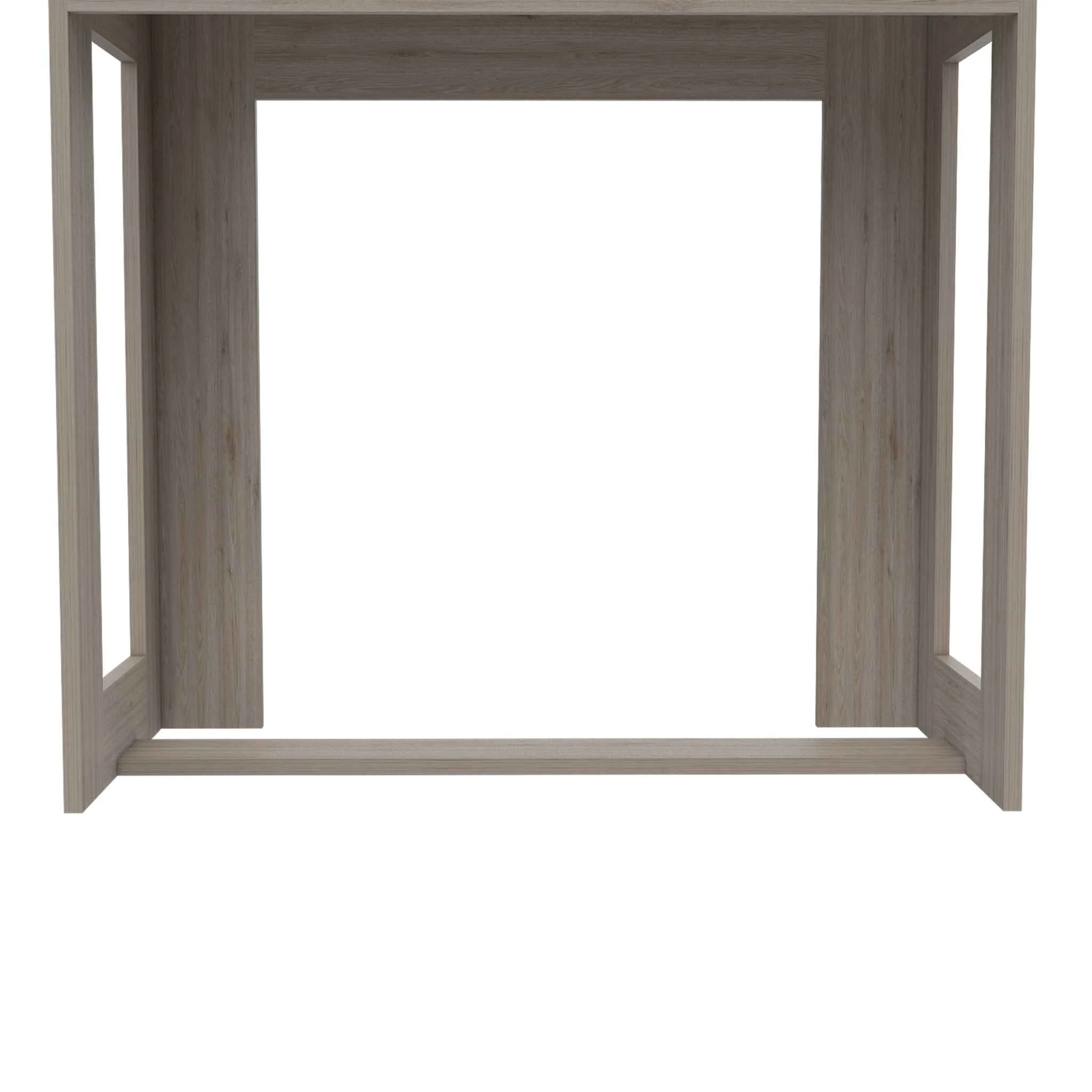 Modern Light Wash Gray Desk By Homeroots - Image 6