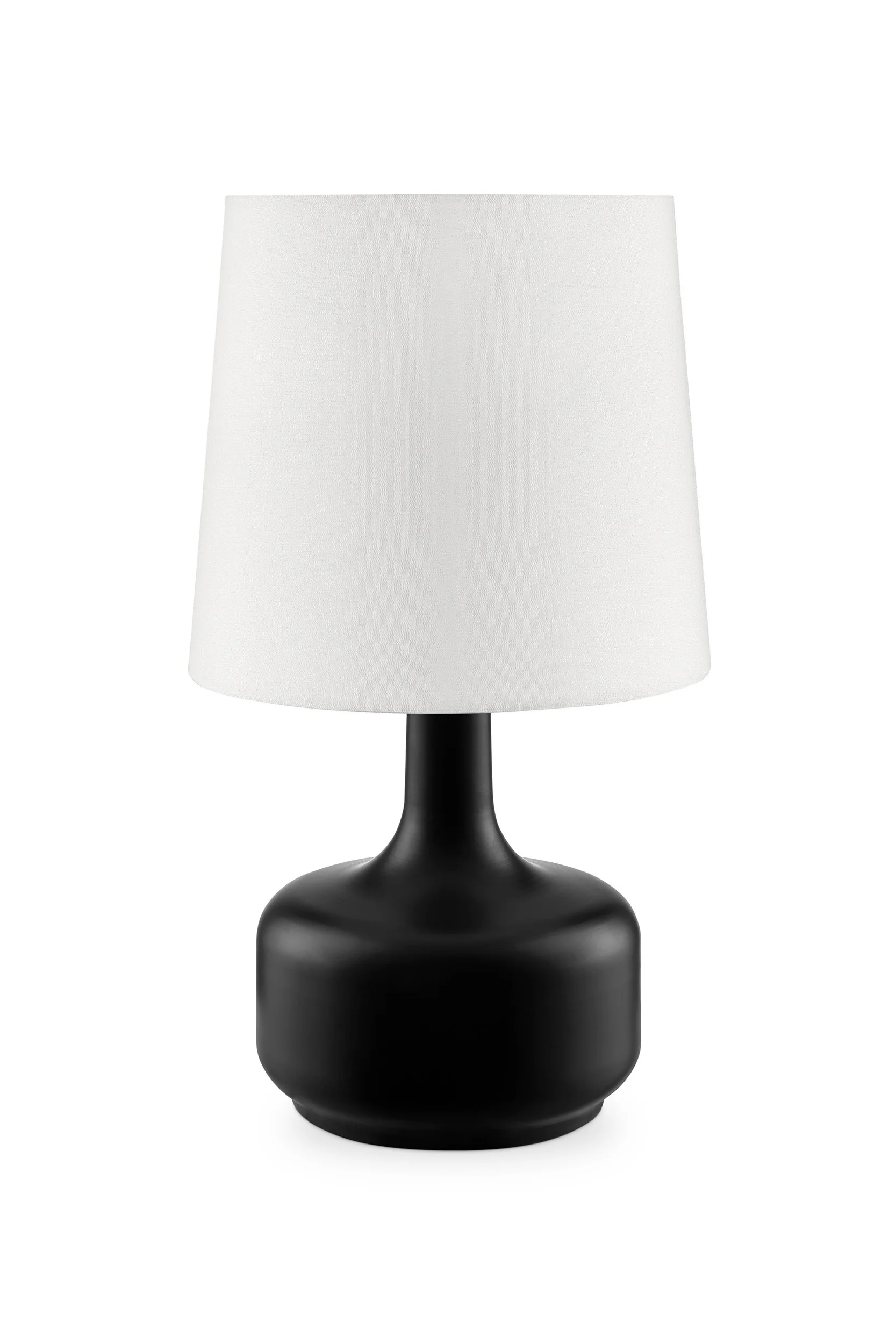 Modern Matte Black Table Lamp with Touch Switch By Homeroots - Image 2