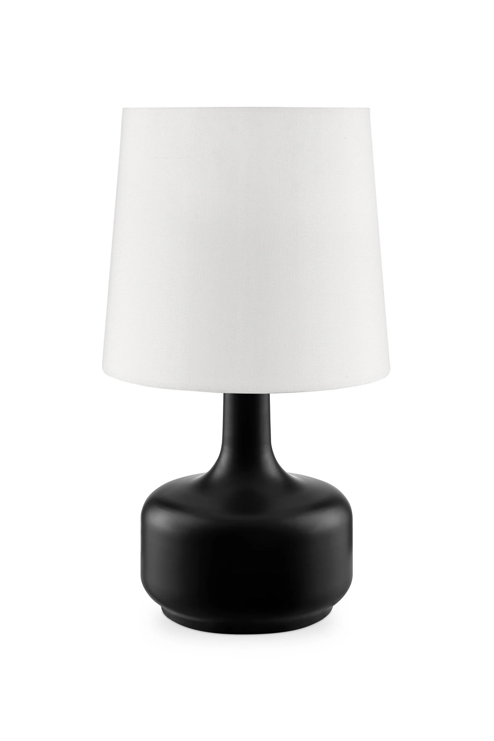 Modern Matte Black Table Lamp with Touch Switch By Homeroots - Image 3