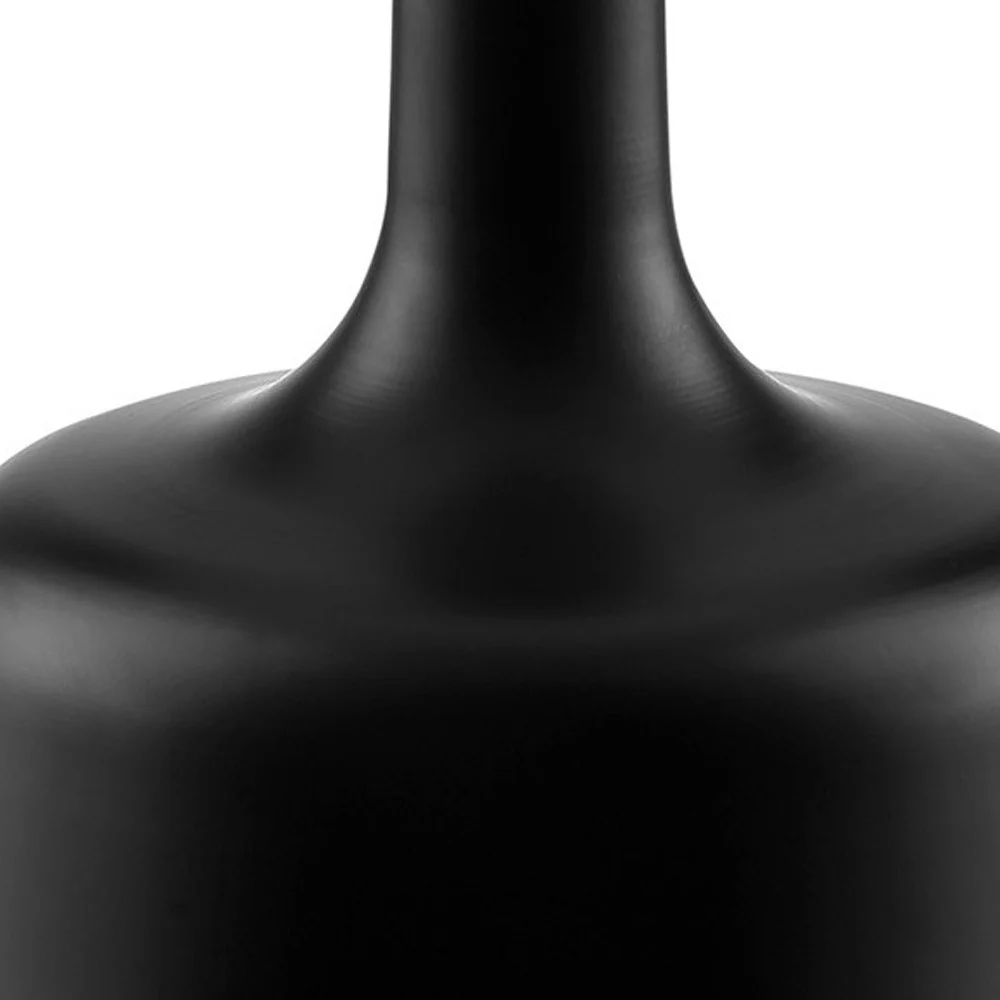 Modern Matte Black Table Lamp with Touch Switch By Homeroots - Image 5