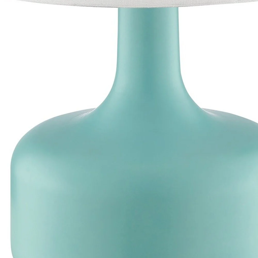 Modern Mint Green Table Lamp with Touch Switch By Homeroots - Image 4