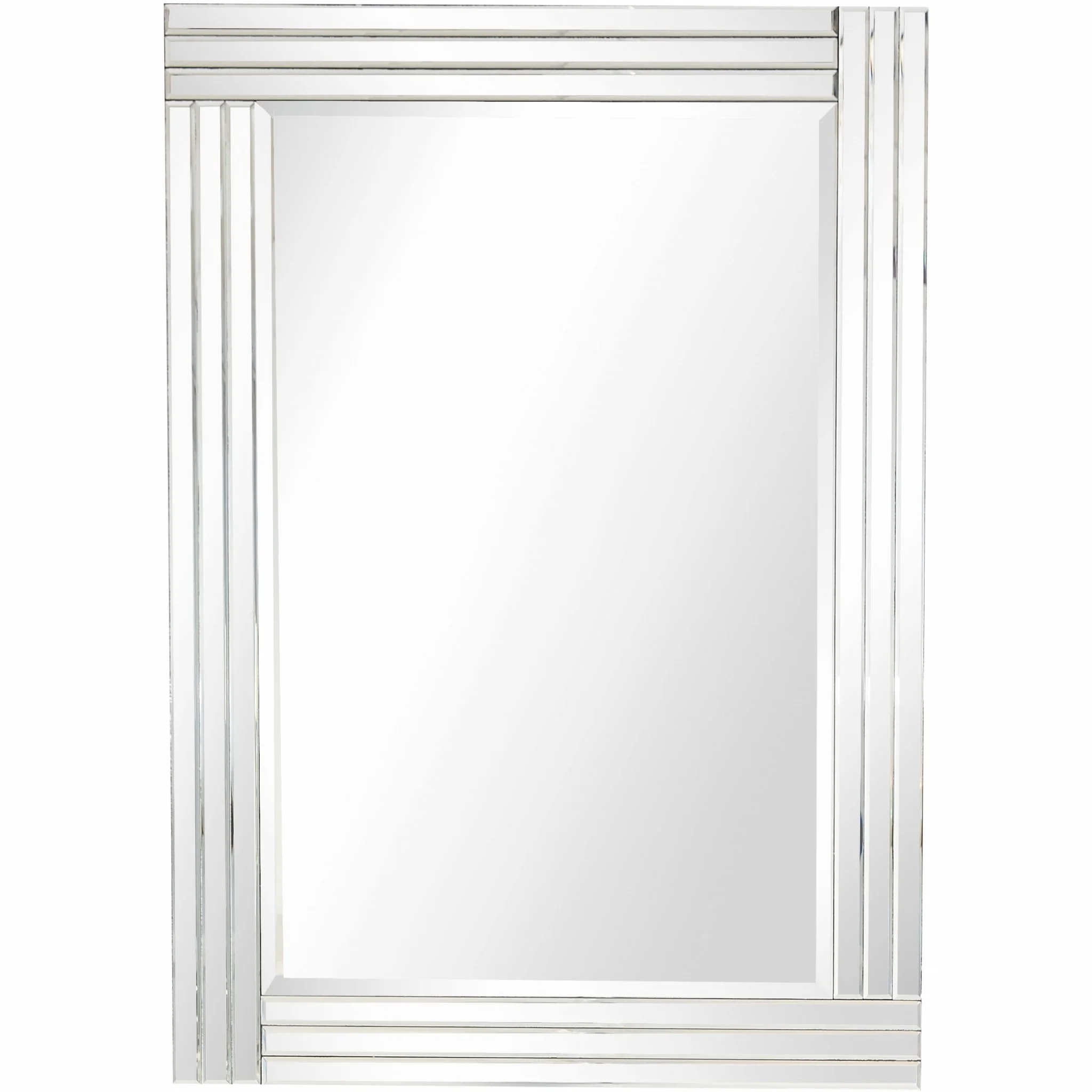 Modern Mirrored Console Table and Mirror Set By Homeroots - Image 5